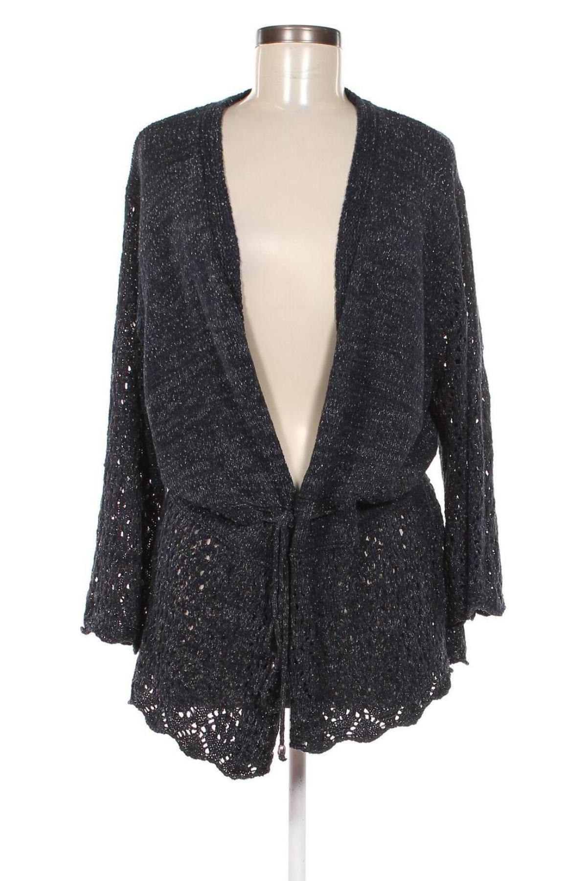 Cardigan de damă Canda, Mărime XL, Culoare Albastru, Preț 57,99 Lei