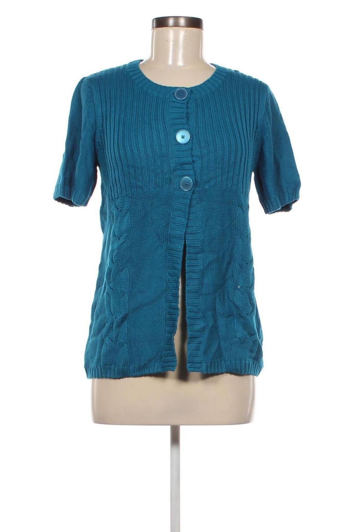 Damen Strickjacke Cecilia Classics, Größe M, Farbe Blau, Preis € 5,49