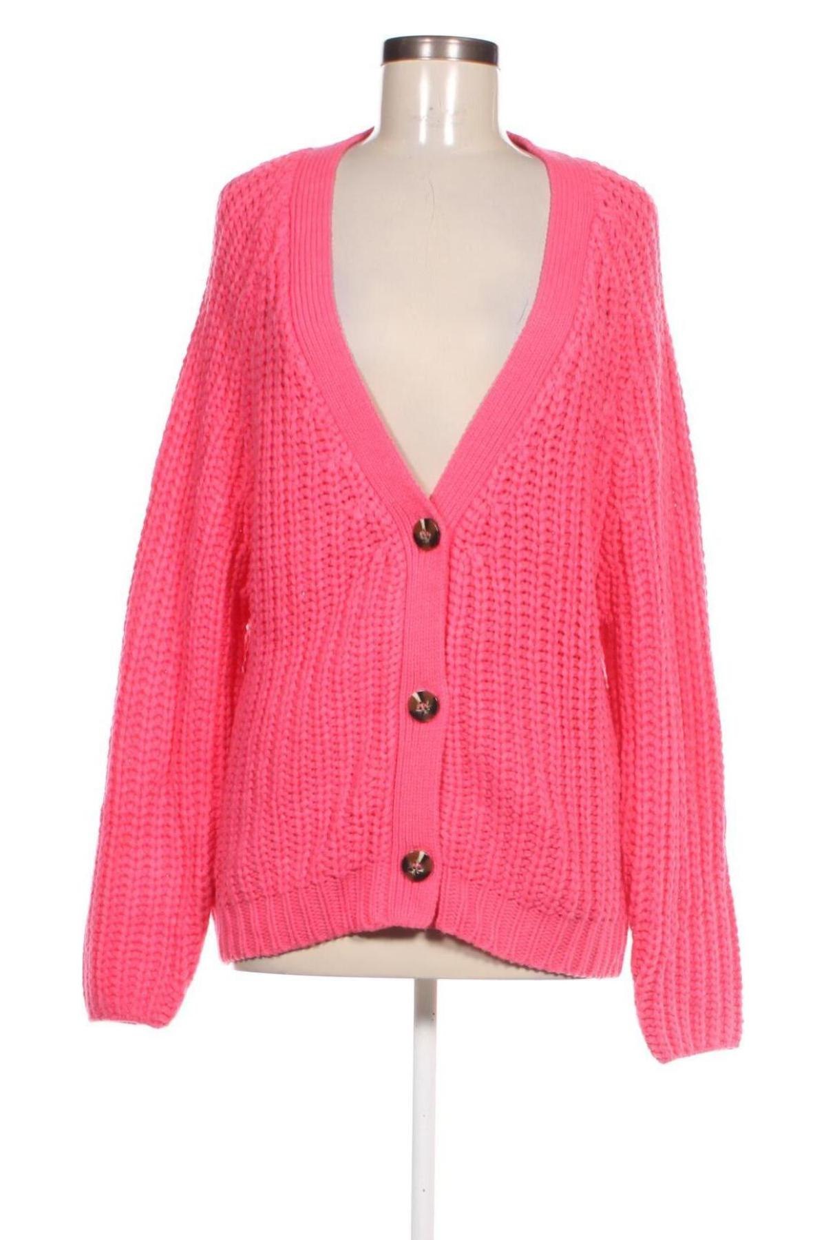 Damen Strickjacke Clockhouse, Größe L, Farbe Rosa, Preis 20,49 €