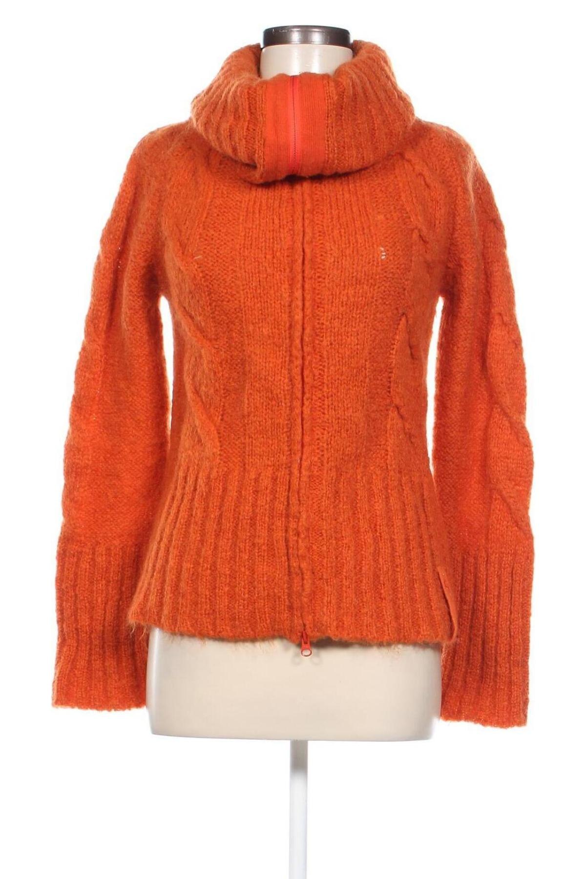 Damen Strickjacke Gas, Größe S, Farbe Orange, Preis 28,49 €