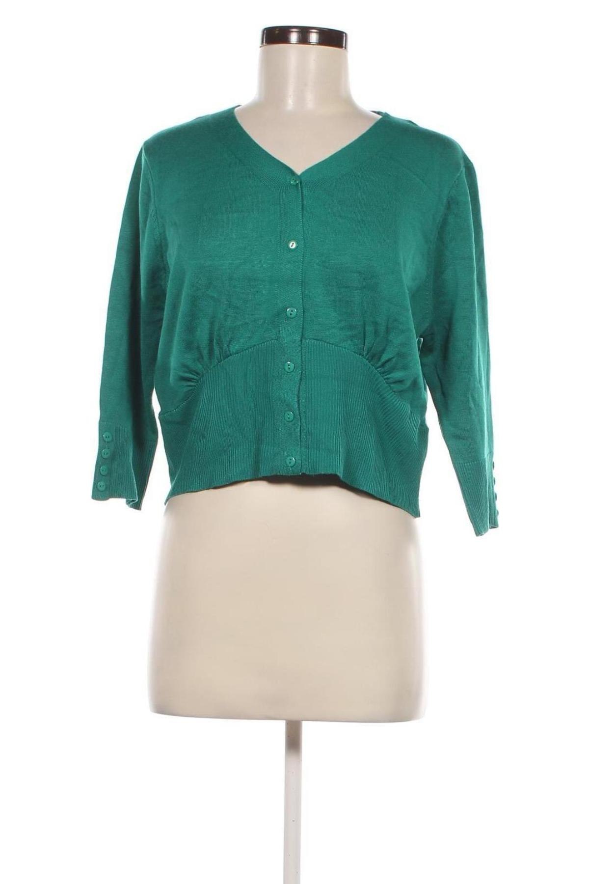 Cardigan de damă Grace Karin, Mărime L, Culoare Verde, Preț 95,99 Lei