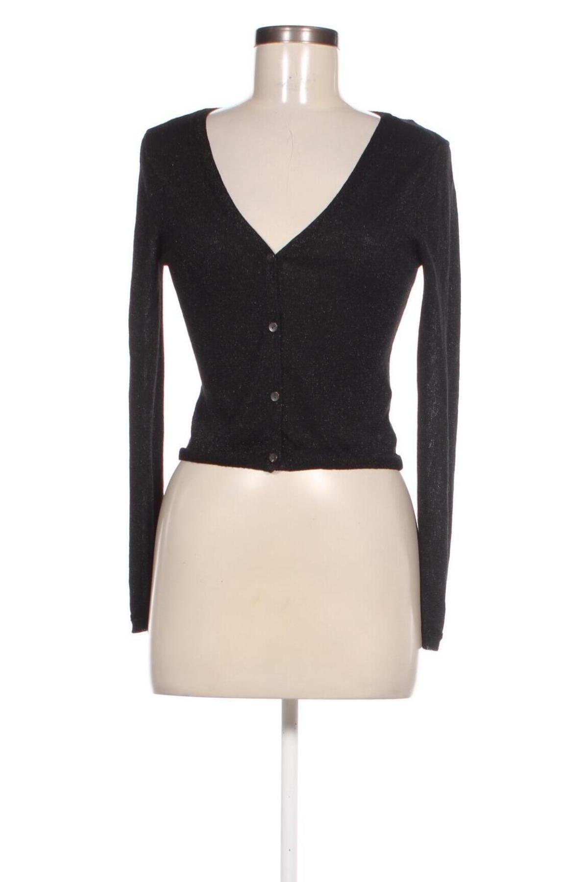 Cardigan de damă H&M, Mărime S, Culoare Negru, Preț 38,99 Lei