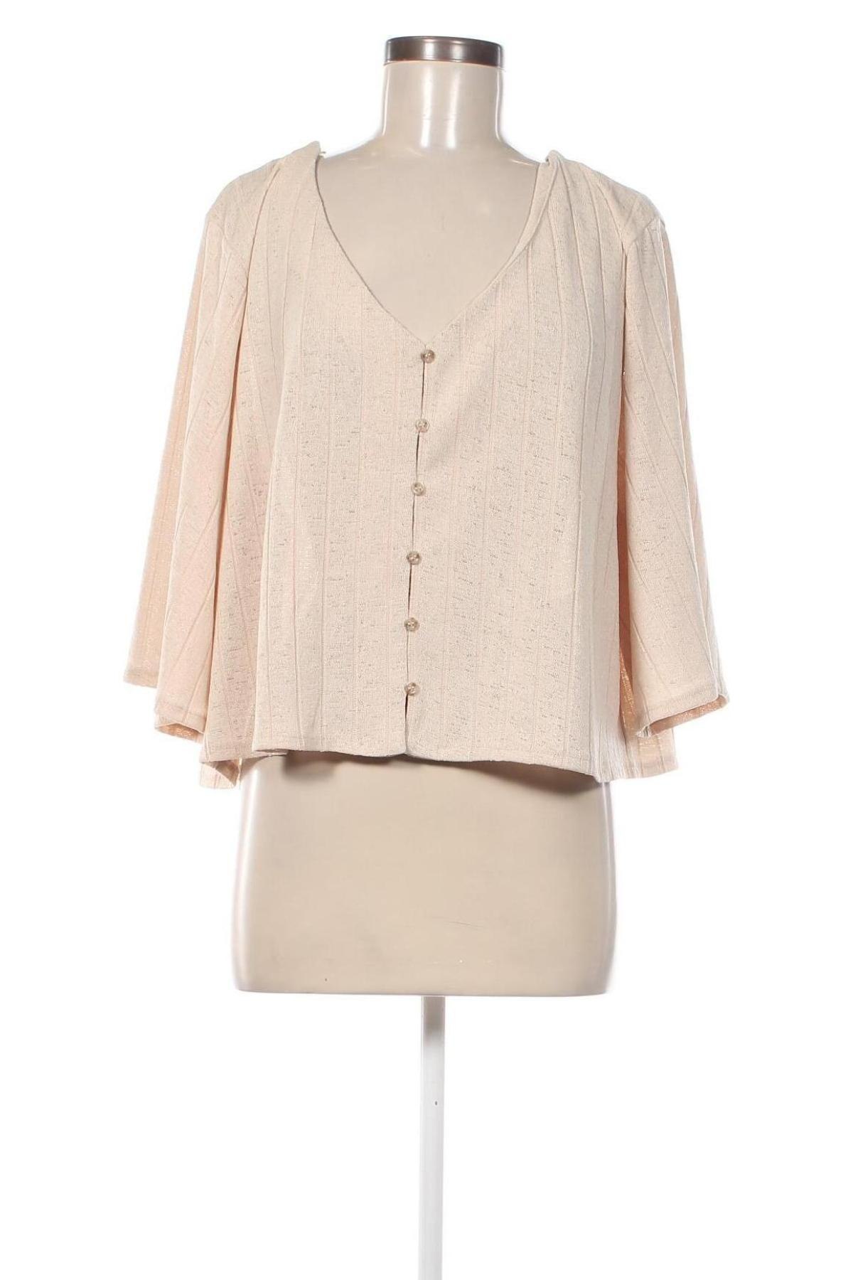 Damen Strickjacke H&M, Größe XL, Farbe Beige, Preis 7,99 €