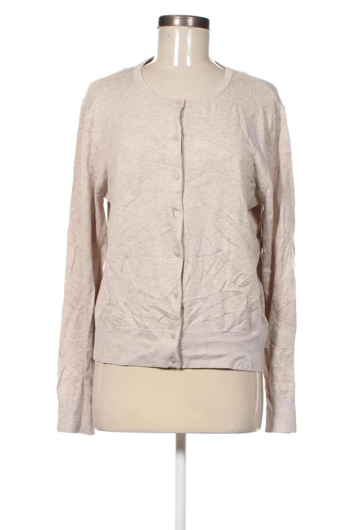 Damen Strickjacke H&M, Größe L, Farbe Beige, Preis € 8,49