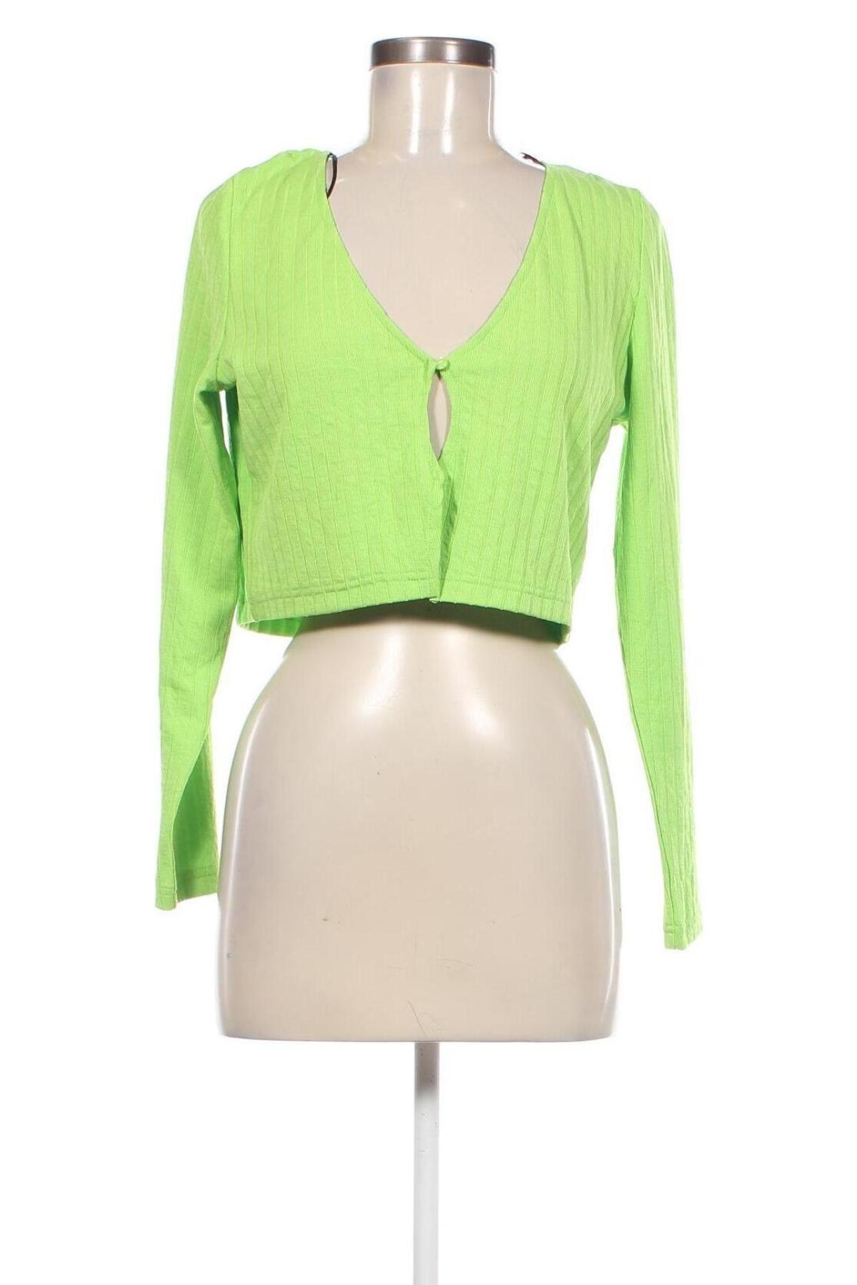 Cardigan de damă H&M Divided, Mărime L, Culoare Verde, Preț 53,99 Lei