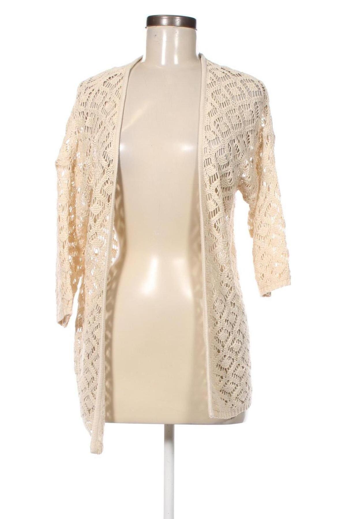 Damen Strickjacke Janina, Größe XS, Farbe Beige, Preis € 6,49