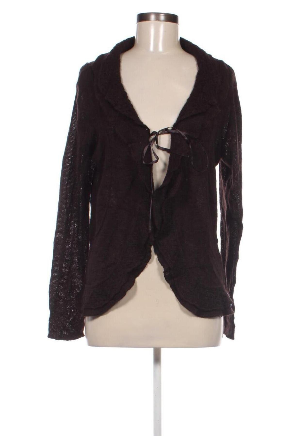 Cardigan de damă Made In Italy, Mărime M, Culoare Maro, Preț 52,99 Lei