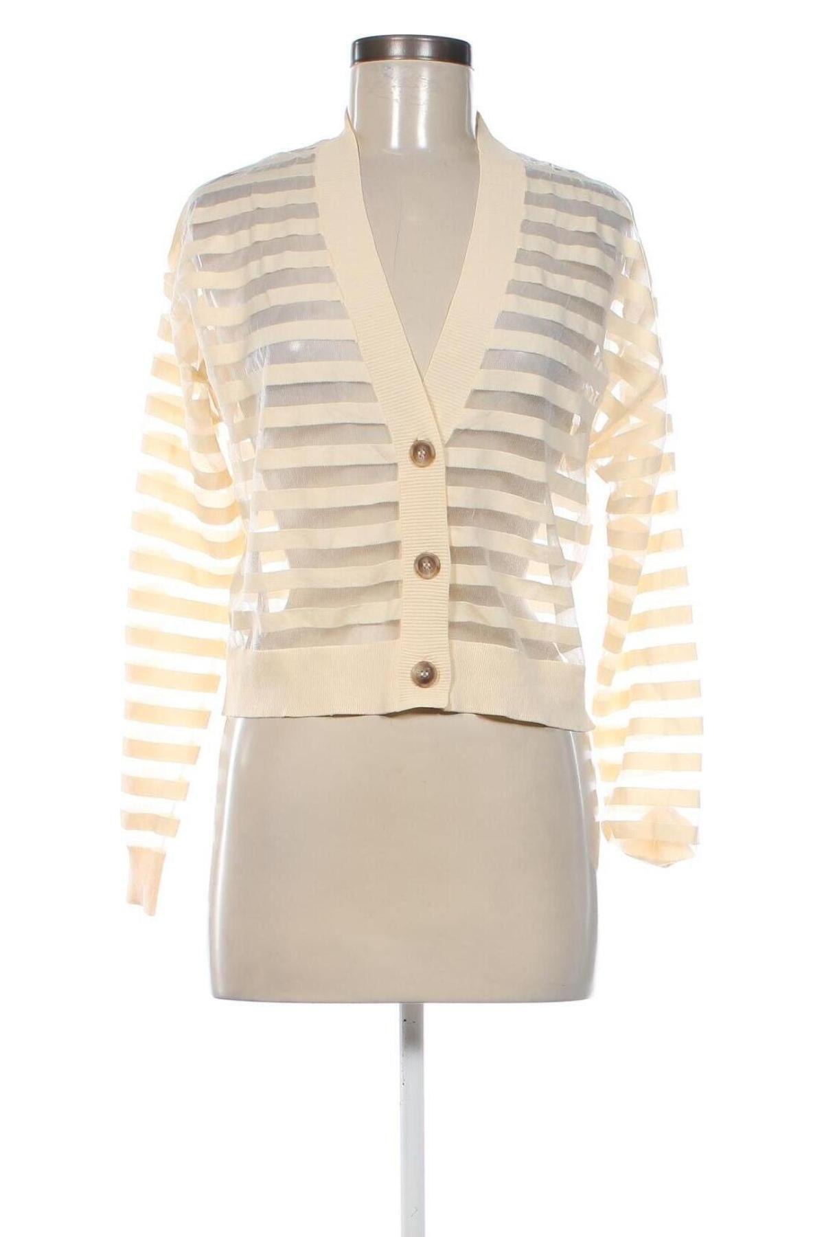 Cardigan de damă Mango, Mărime XS, Culoare Ecru, Preț 57,99 Lei