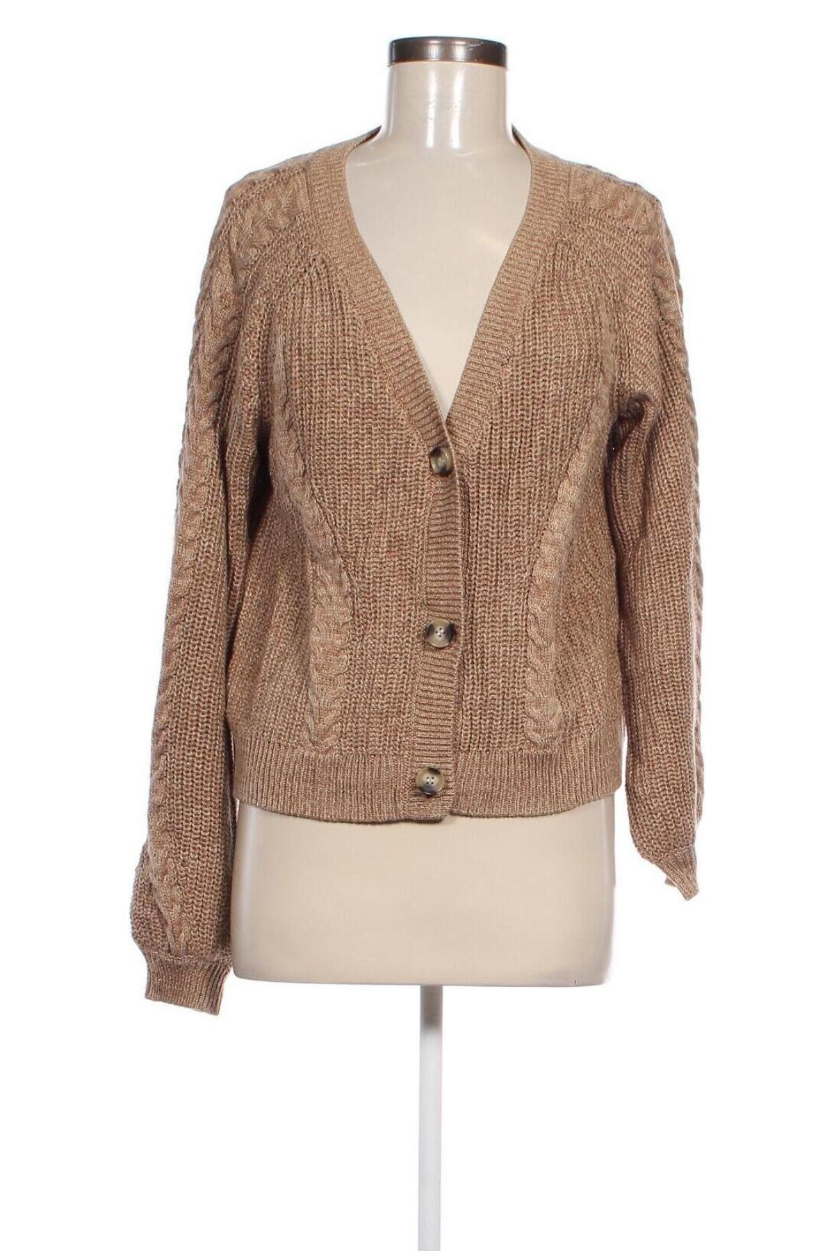 Damen Strickjacke ONLY, Größe L, Farbe Beige, Preis 10,99 €