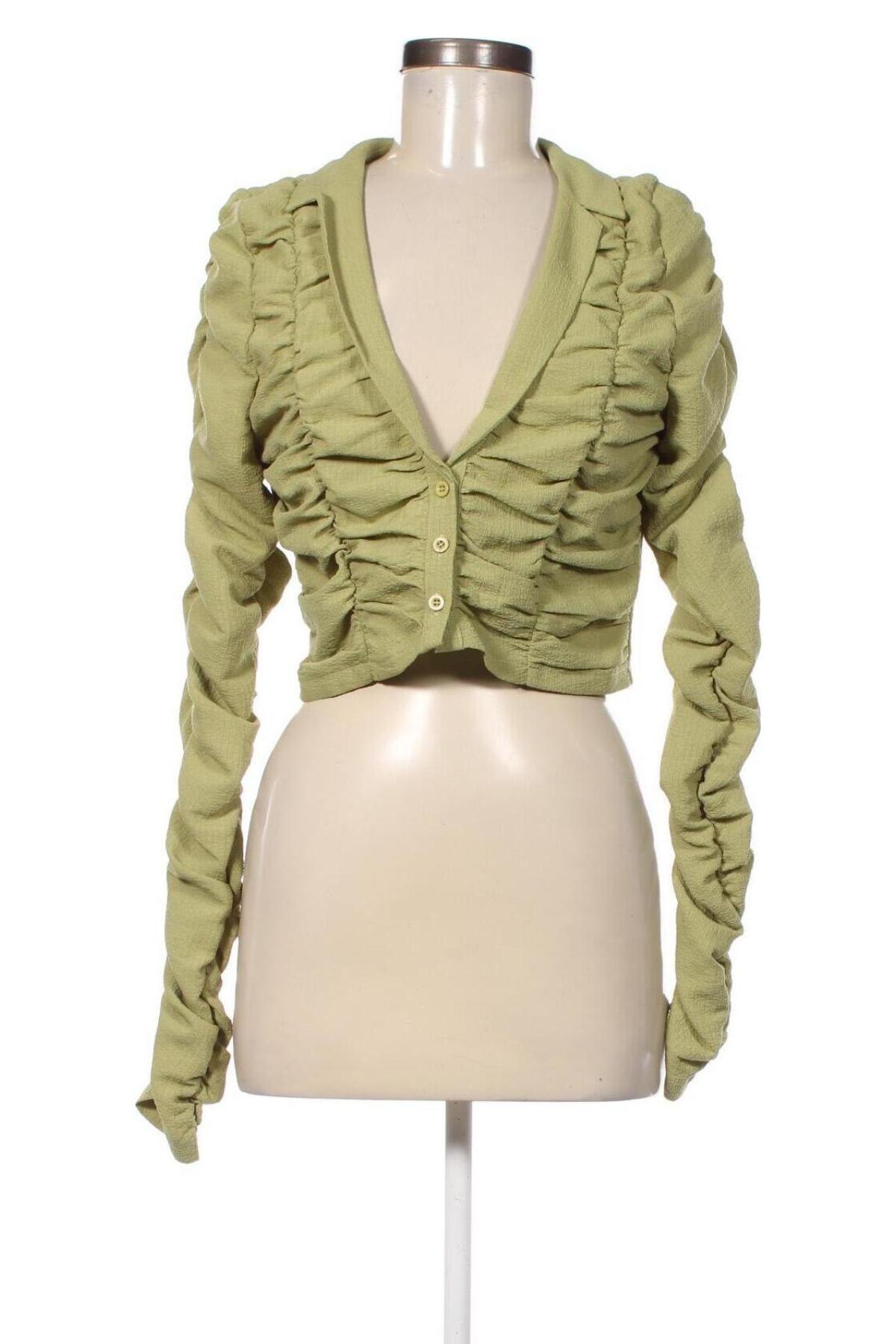 Damen Strickjacke Pretty Little Thing, Größe M, Farbe Grün, Preis 8,99 €