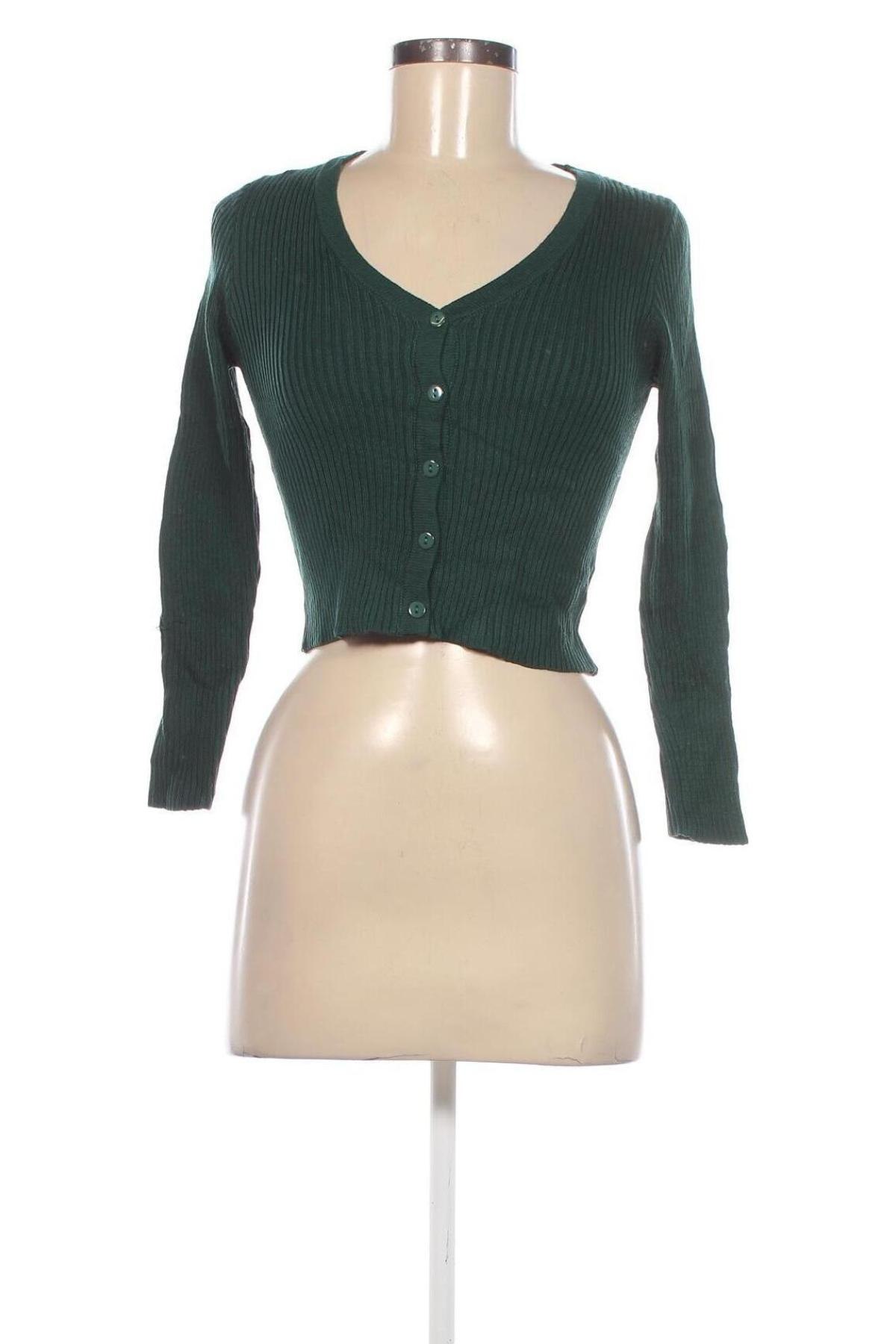 Cardigan de damă SHEIN, Mărime M, Culoare Verde, Preț 43,99 Lei