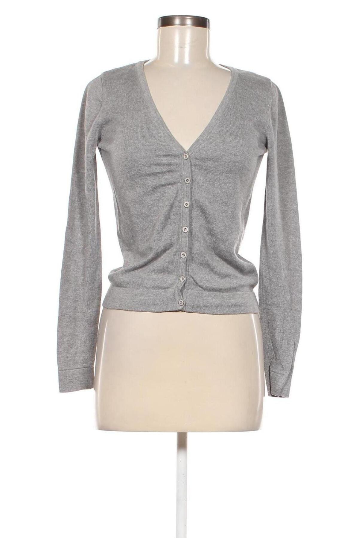 Damen Strickjacke Saint Tropez, Größe M, Farbe Grau, Preis € 14,99