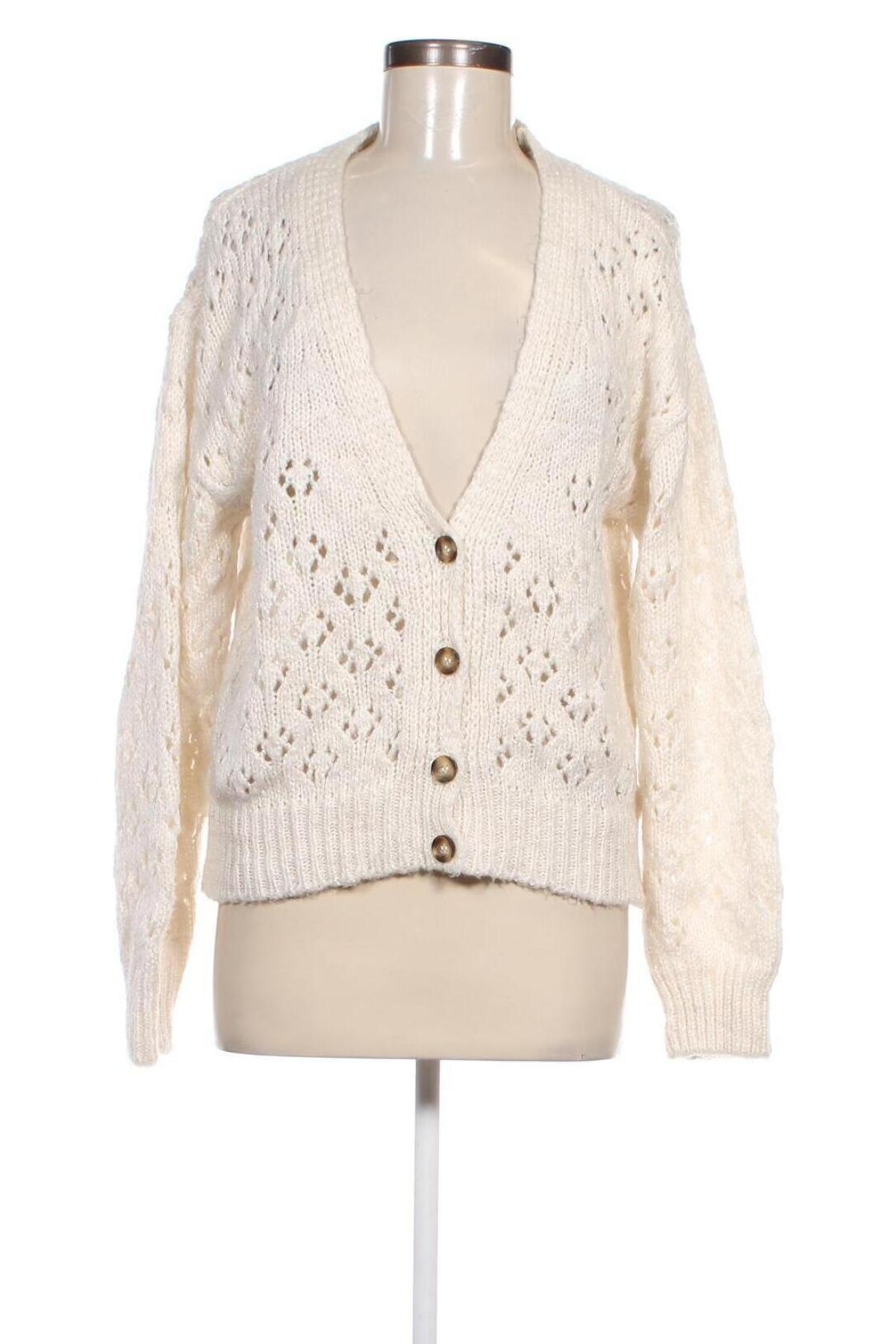 Cardigan de damă Stradivarius, Mărime S, Culoare Bej, Preț 43,99 Lei