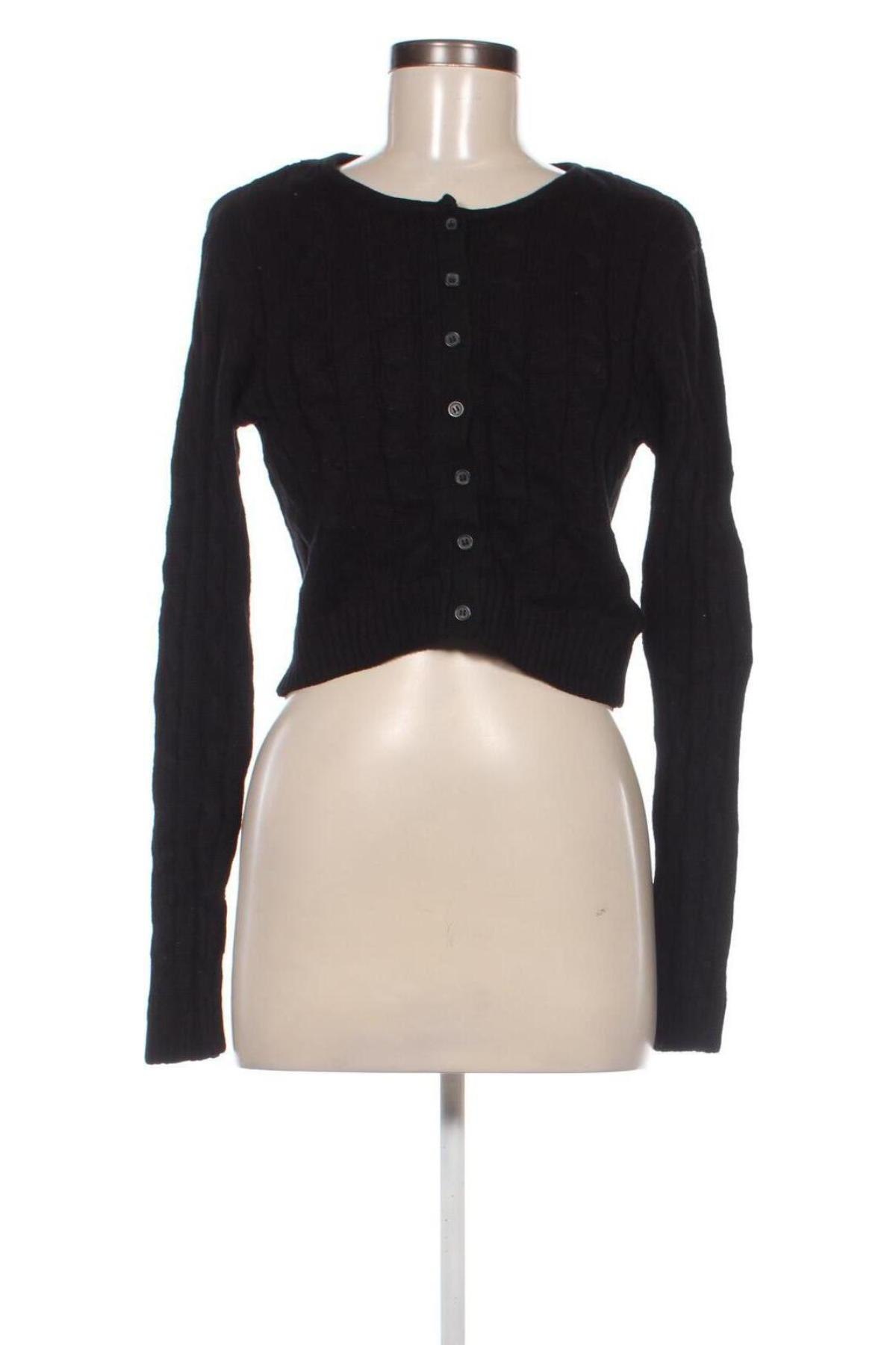 Cardigan de damă Tally Weijl, Mărime L, Culoare Negru, Preț 38,99 Lei