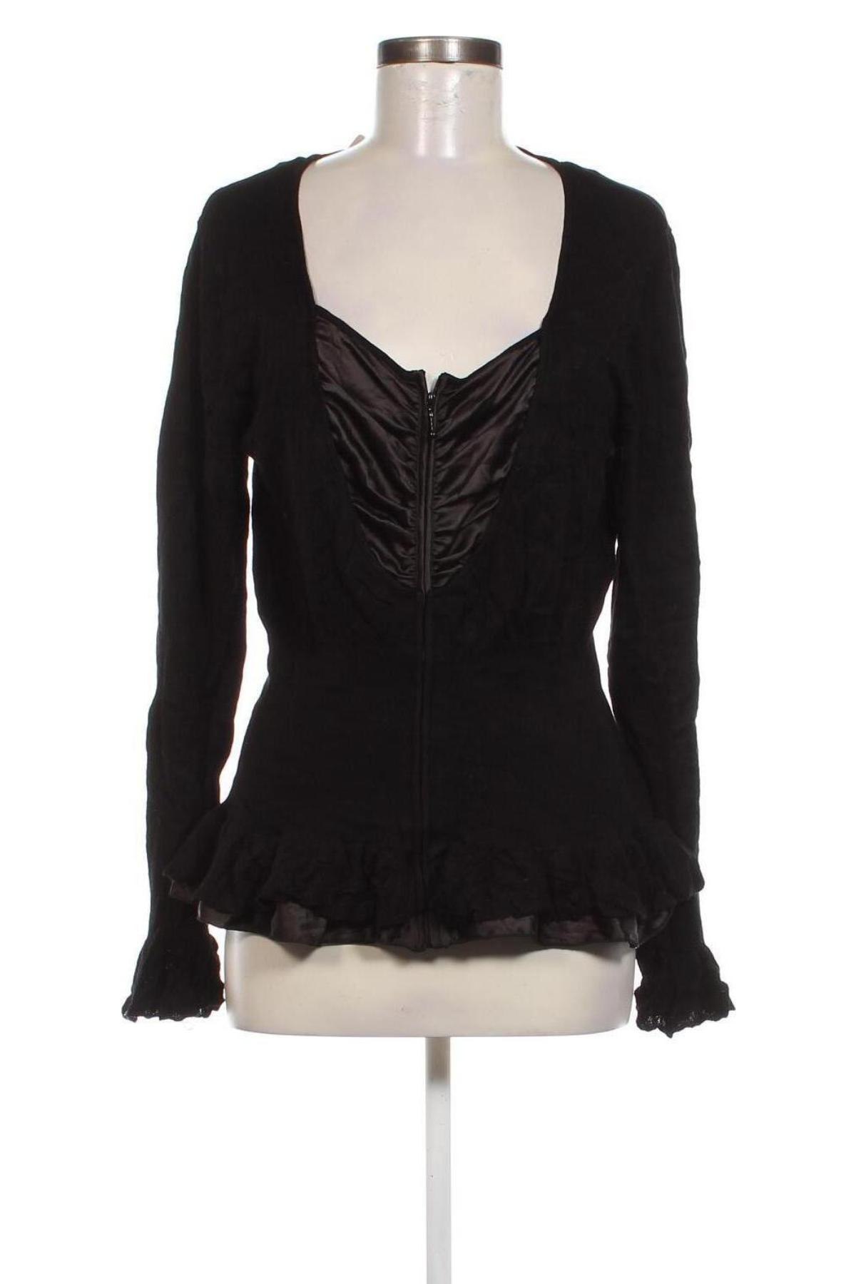 Cardigan de damă Via Appia, Mărime L, Culoare Negru, Preț 91,99 Lei