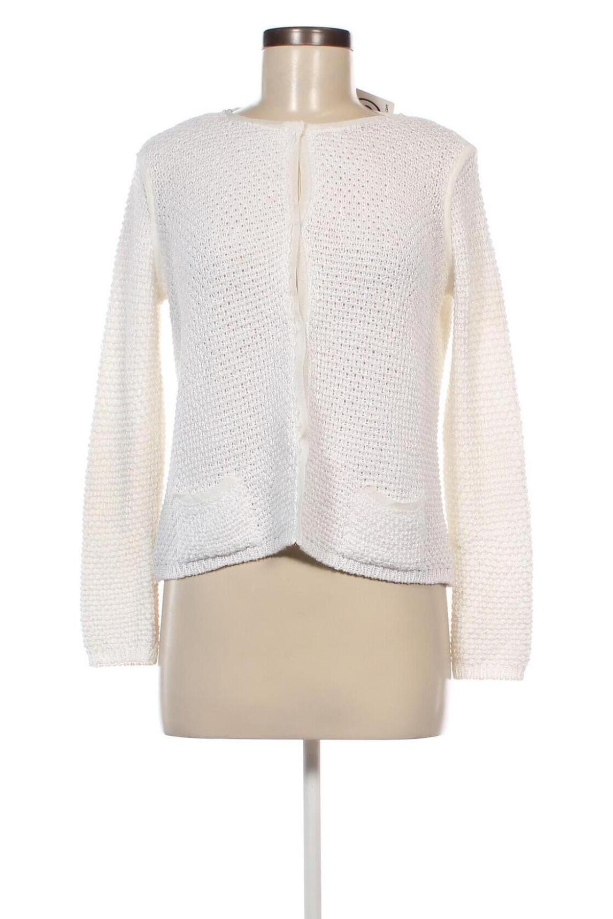 Cardigan de damă Zara, Mărime S, Culoare Alb, Preț 88,99 Lei