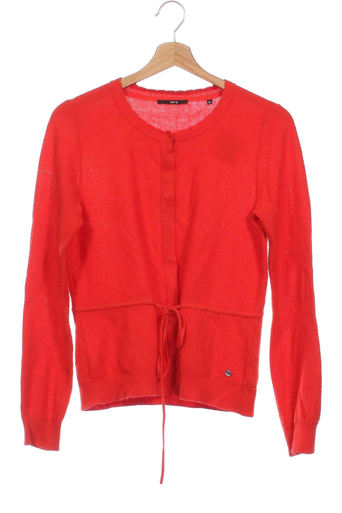 Damen Strickjacke Zero, Größe XS, Farbe Rot, Preis € 13,99