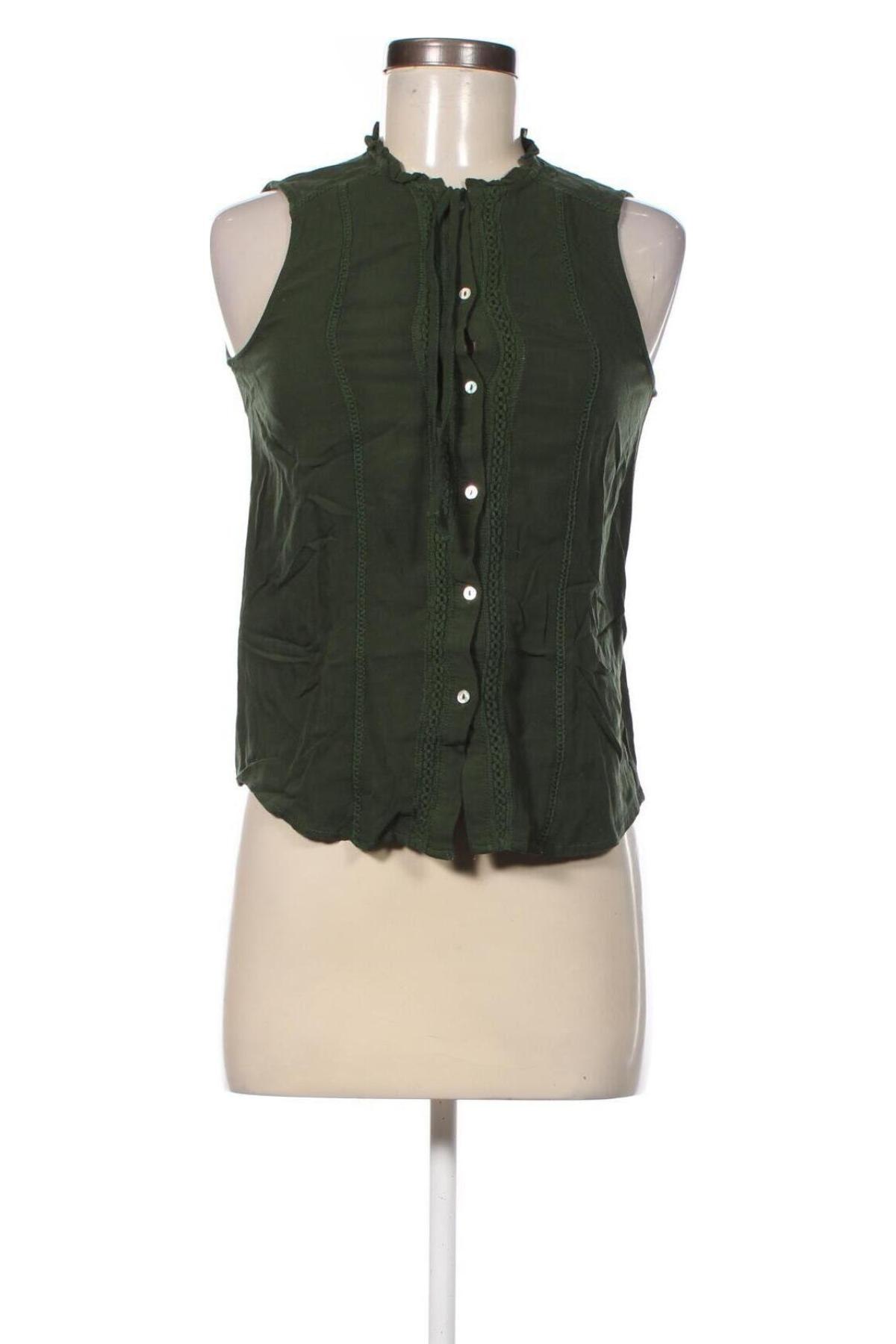 Cămașă de femei H&M, Mărime S, Culoare Verde, Preț 32,99 Lei