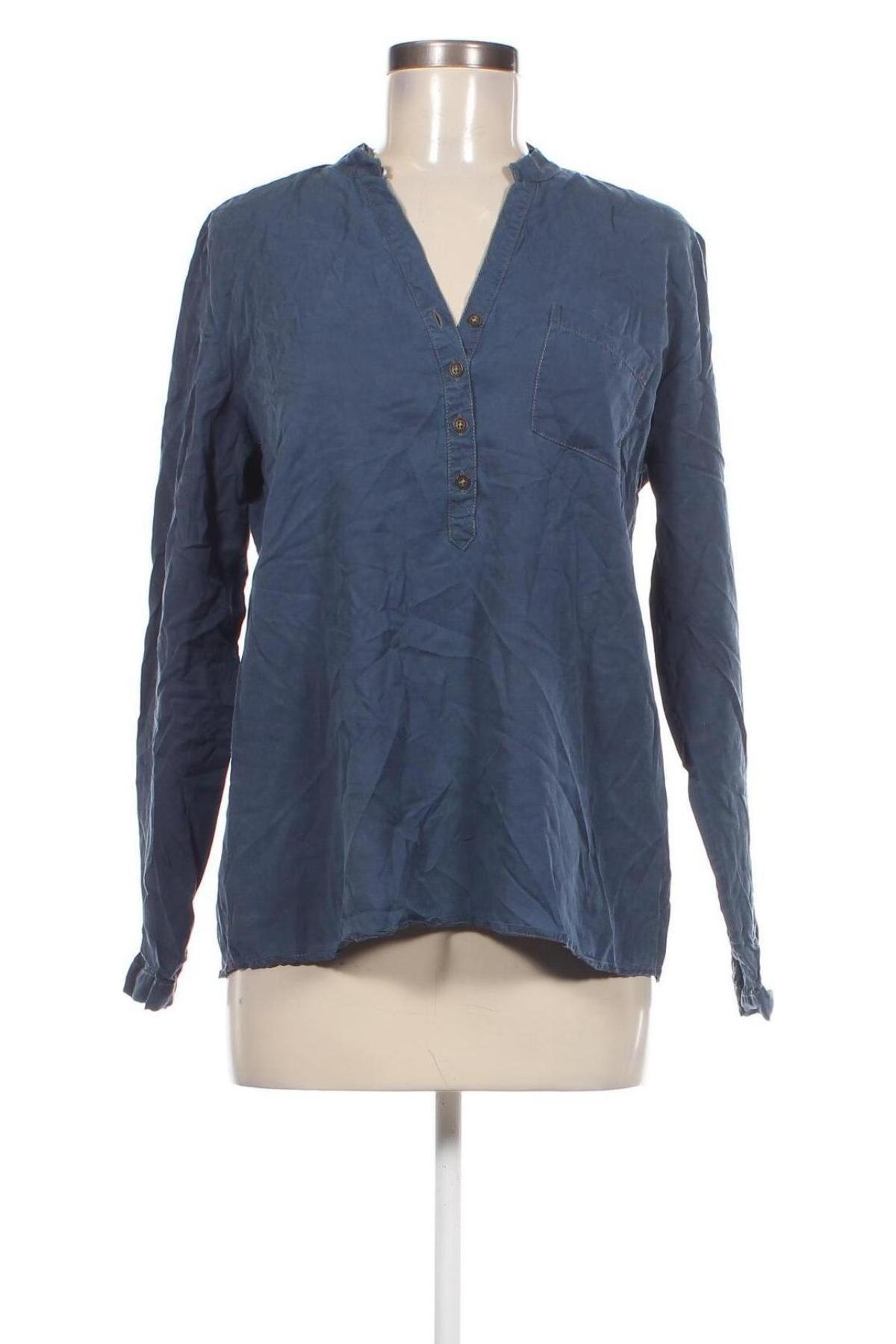 Damenbluse Peckott, Größe M, Farbe Blau, Preis € 8,49