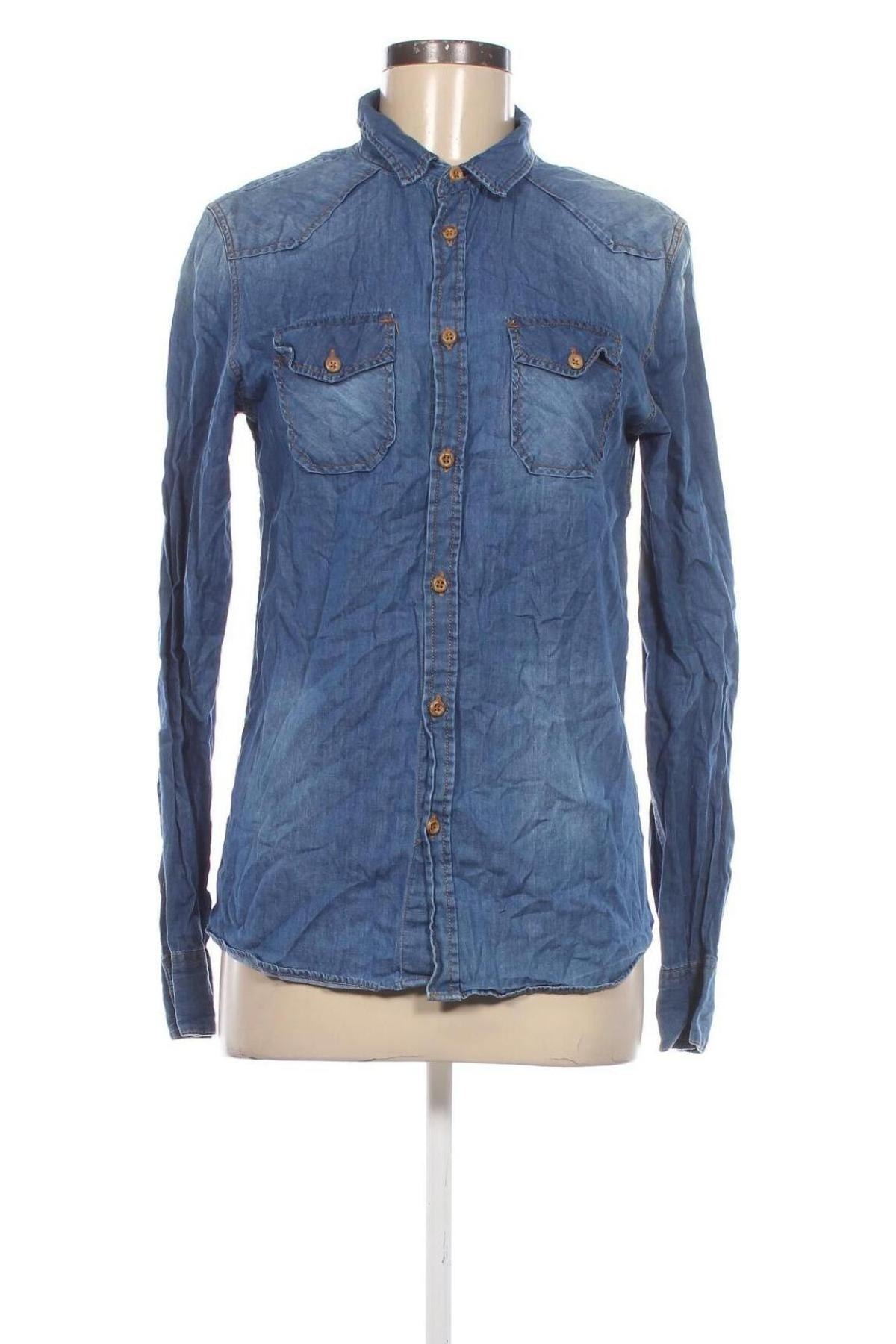 Damenbluse Riv/Sd, Größe S, Farbe Blau, Preis € 18,49