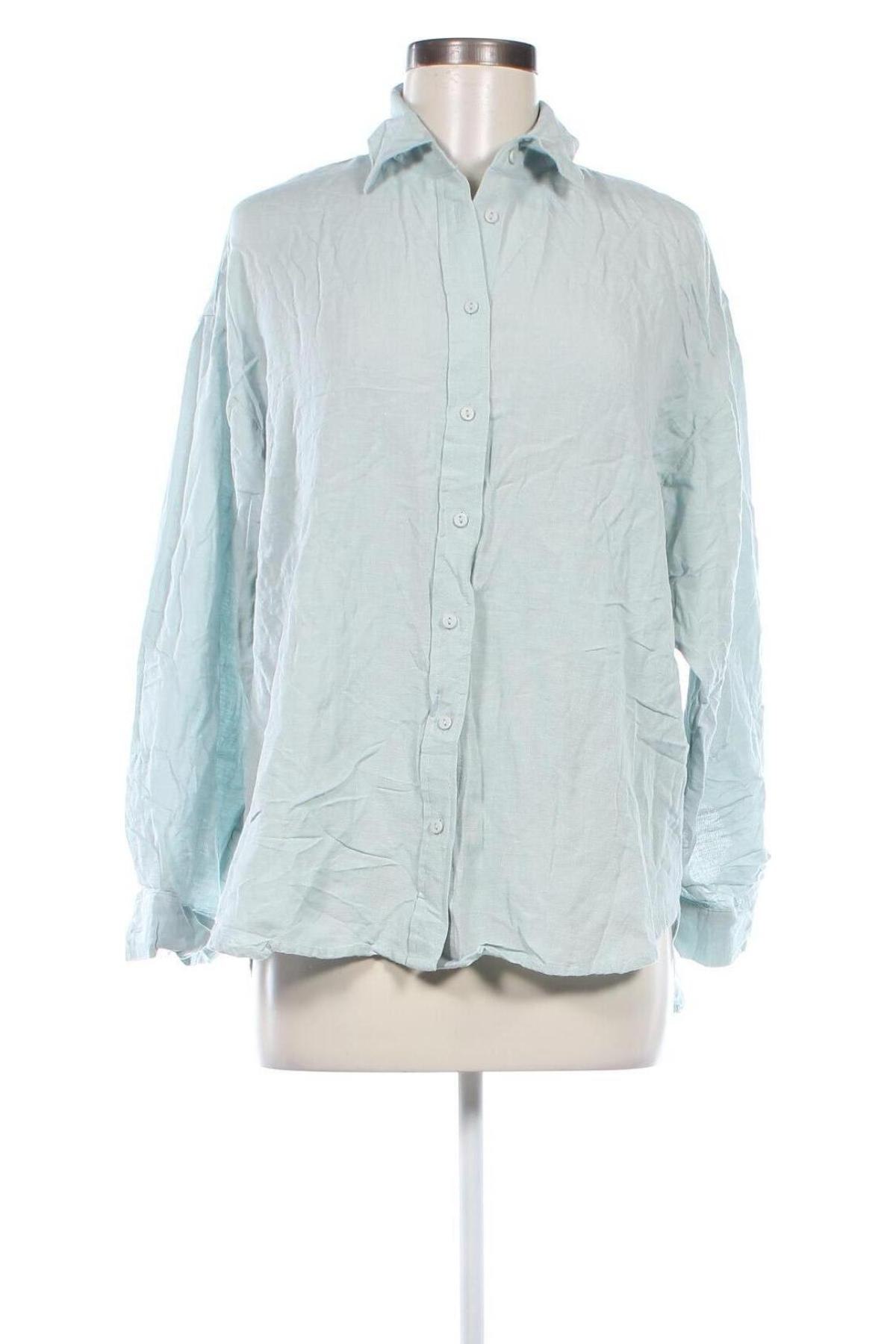 Damenbluse Stradivarius, Größe L, Farbe Blau, Preis € 8,49