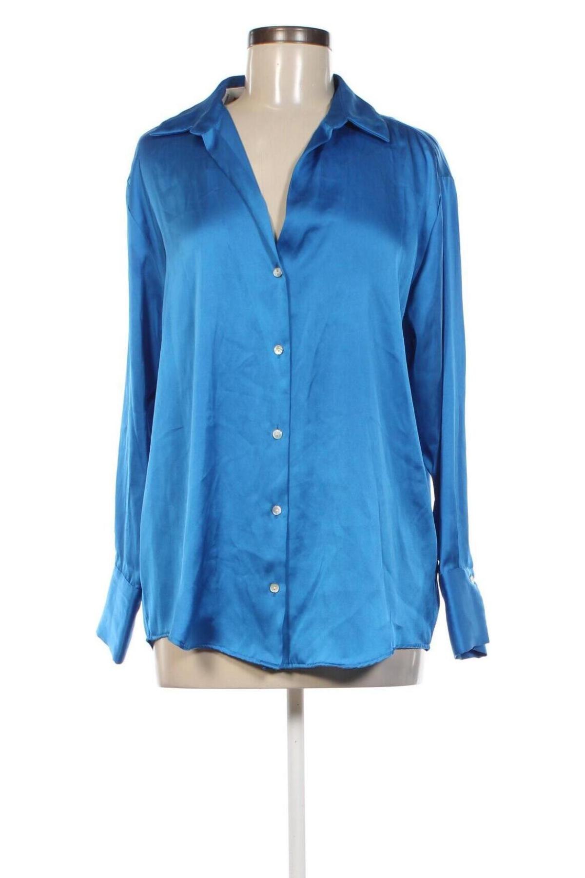 Damenbluse Zara, Größe M, Farbe Blau, Preis 8,49 €