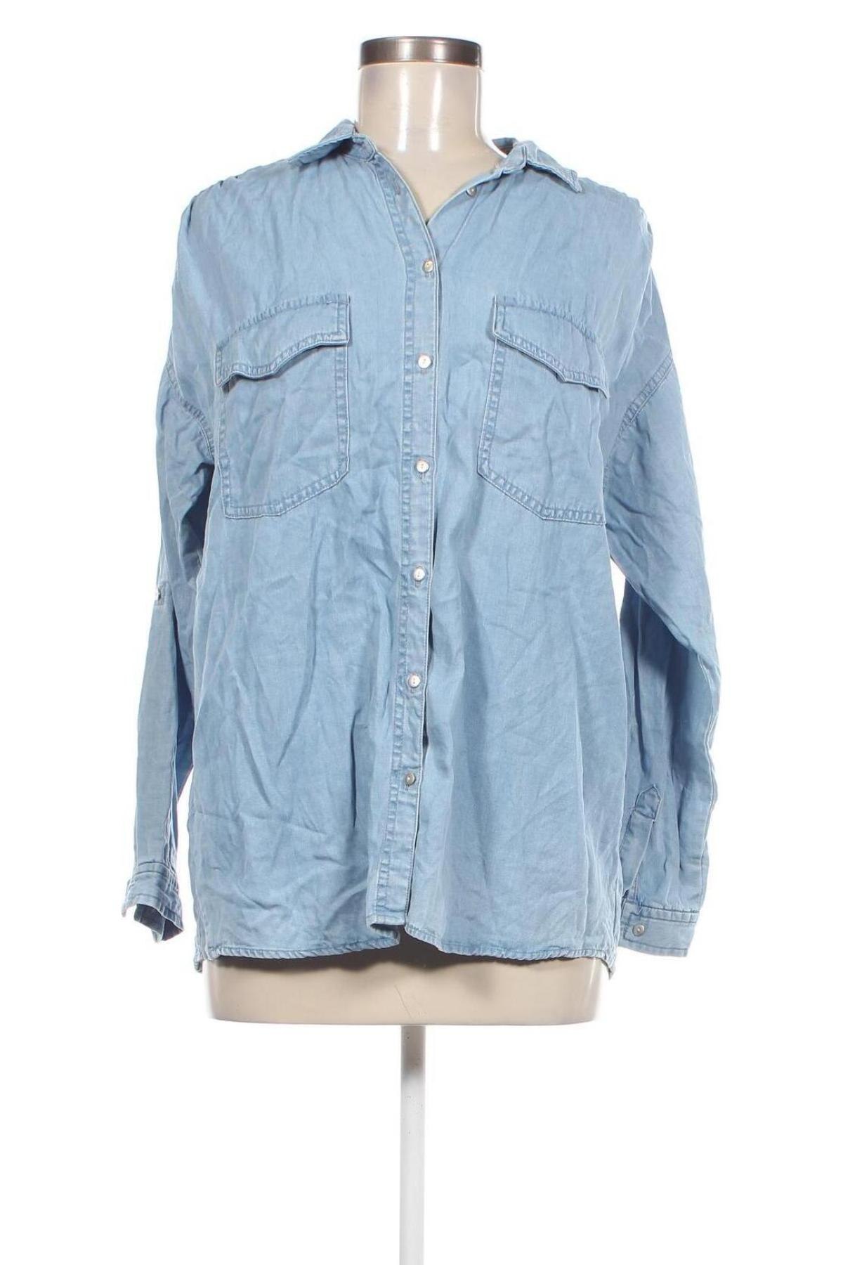 Damenbluse Zara, Größe S, Farbe Blau, Preis 8,99 €