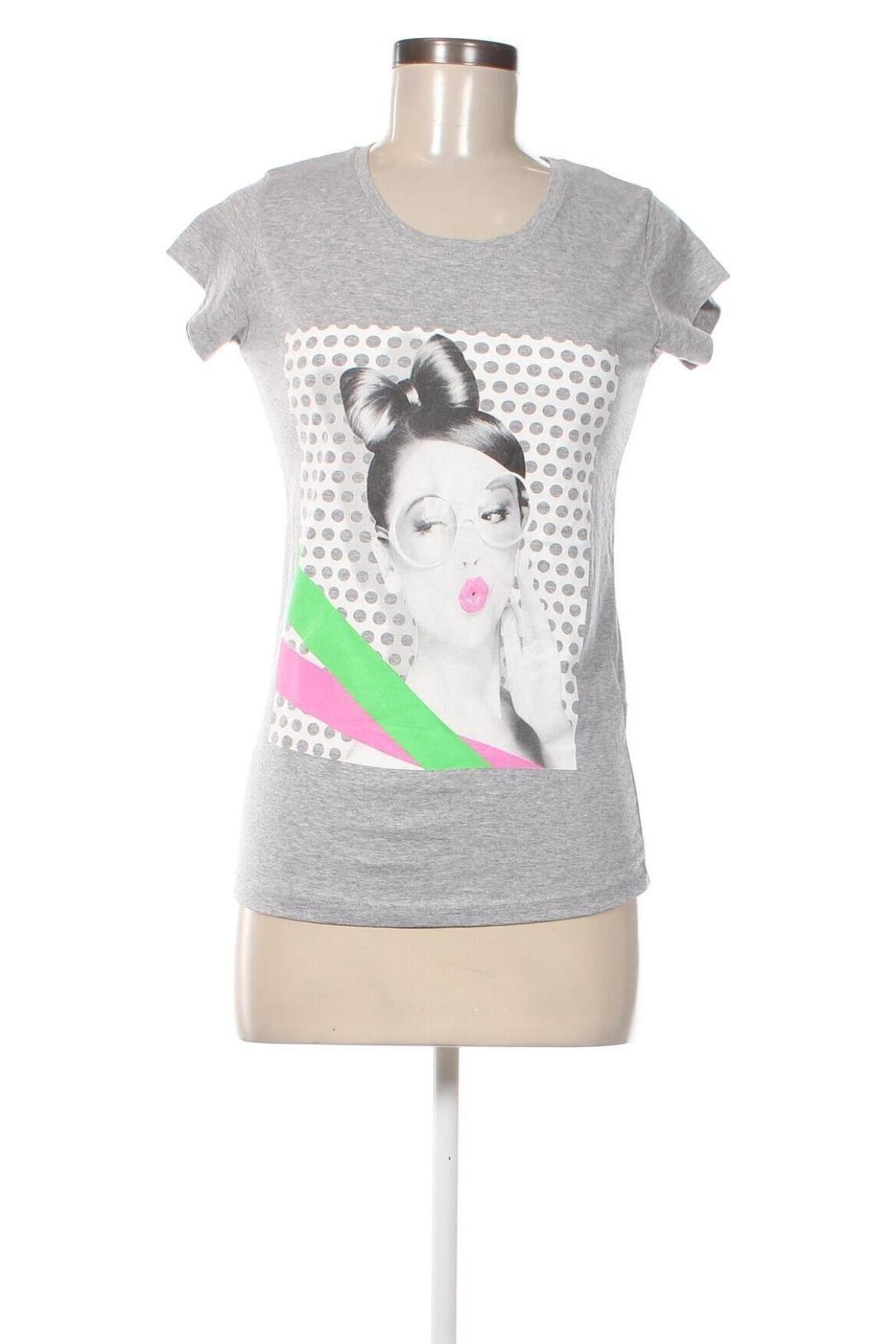 Damen T-Shirt, Größe M, Farbe Grau, Preis € 5,99