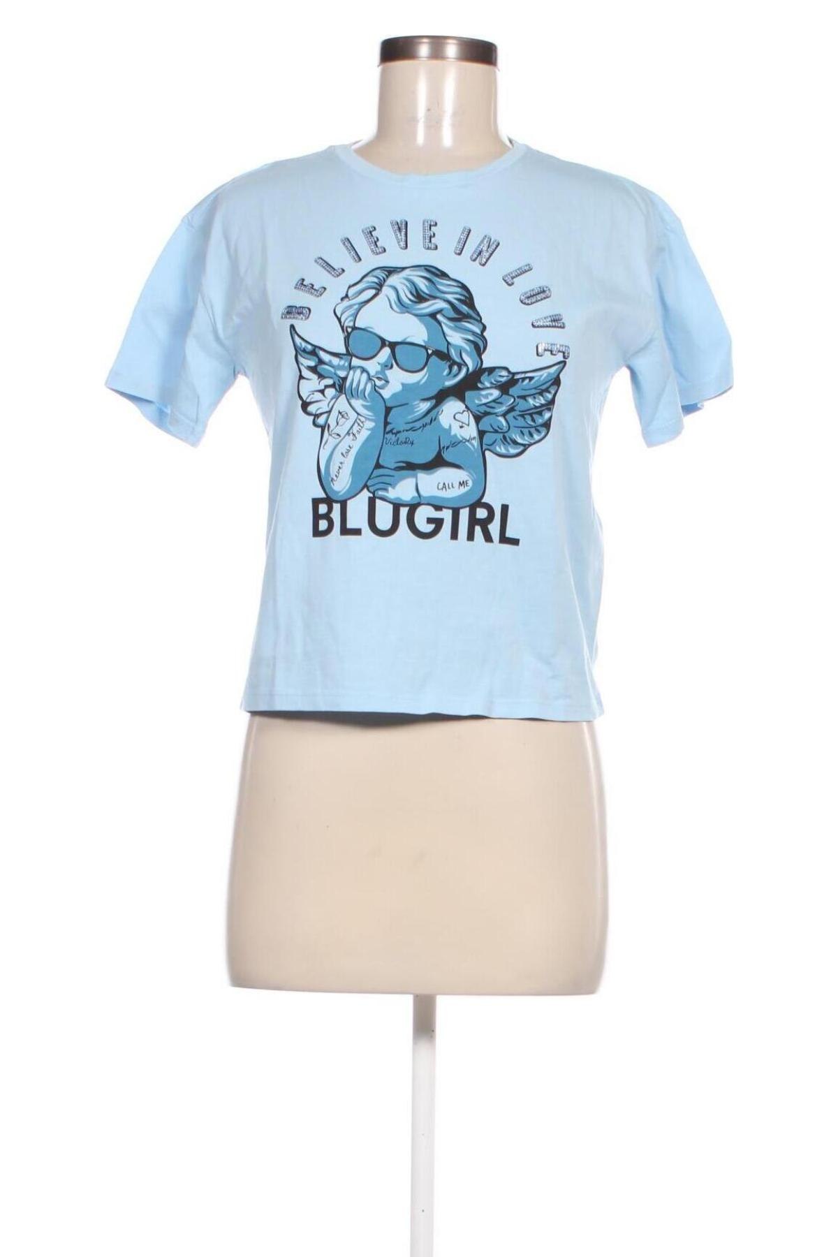 Γυναικείο t-shirt Blugirl, Μέγεθος M, Χρώμα Μπλέ, Τιμή 35,99 €