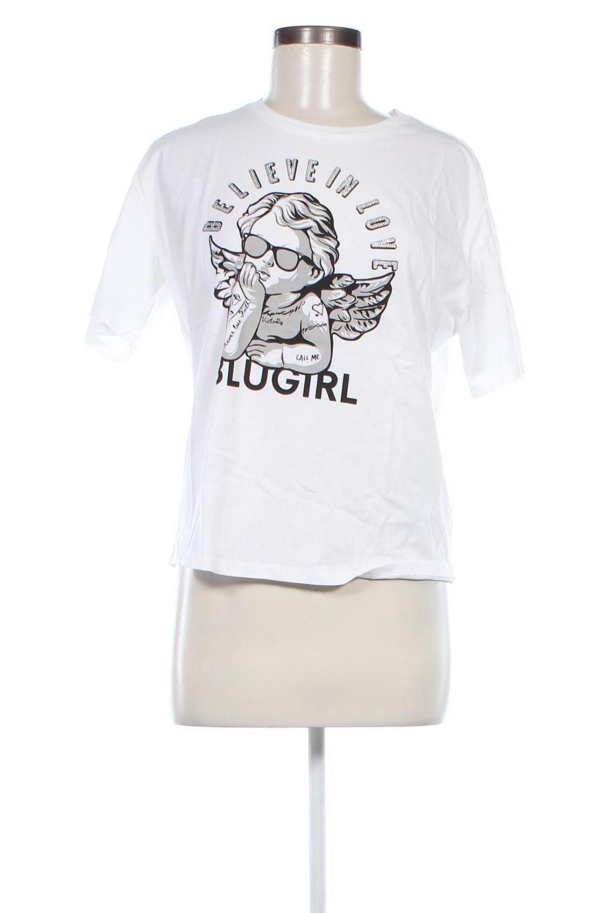 Tricou de femei Blugirl, Mărime M, Culoare Alb, Preț 225,99 Lei