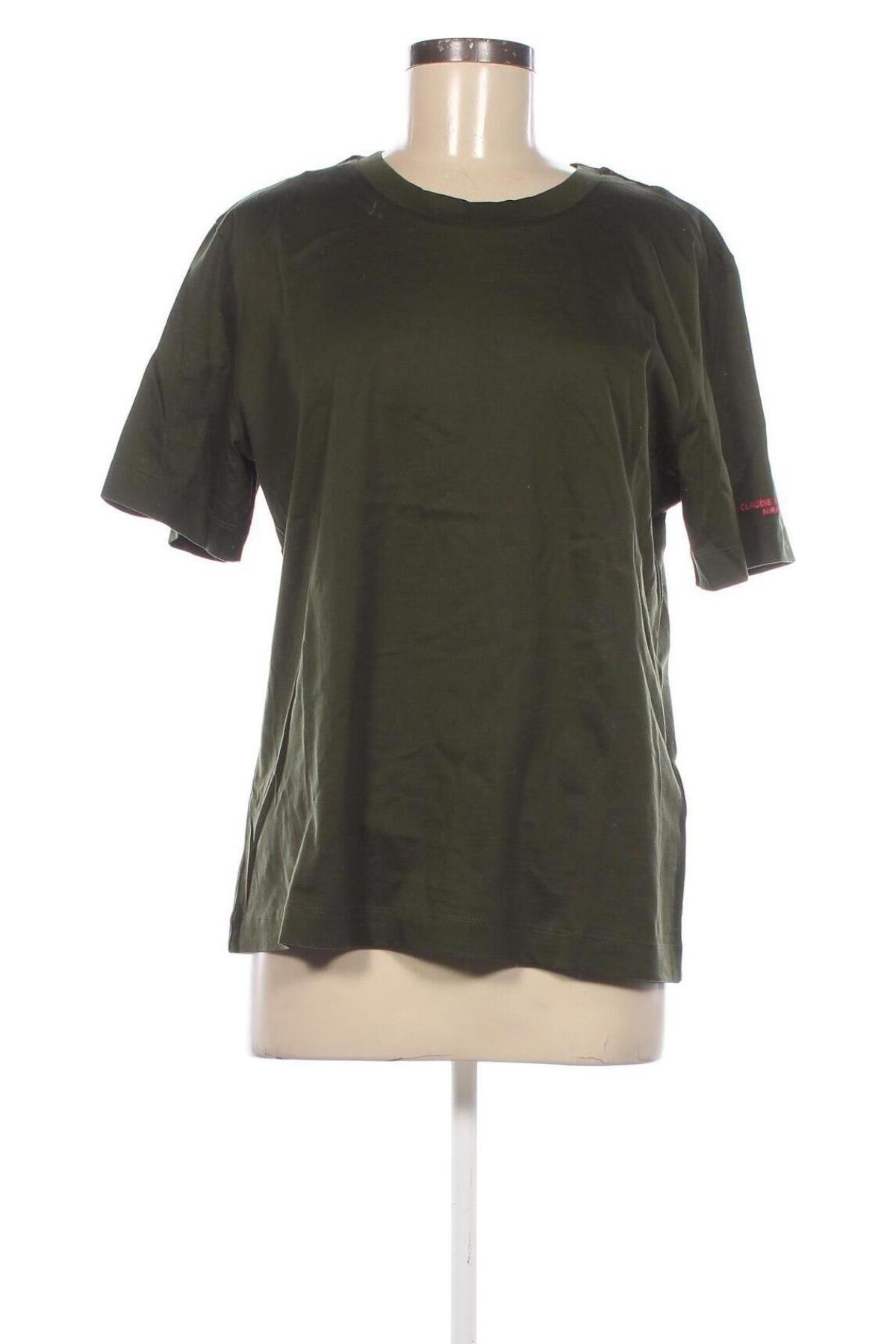 Tricou de femei Claudie Pierlot, Mărime L, Culoare Verde, Preț 236,99 Lei