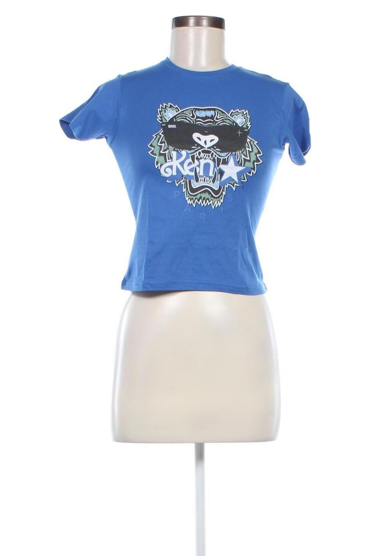 Damski T-shirt DBSOUL, Rozmiar XS, Kolor Niebieski, Cena 55,99 zł