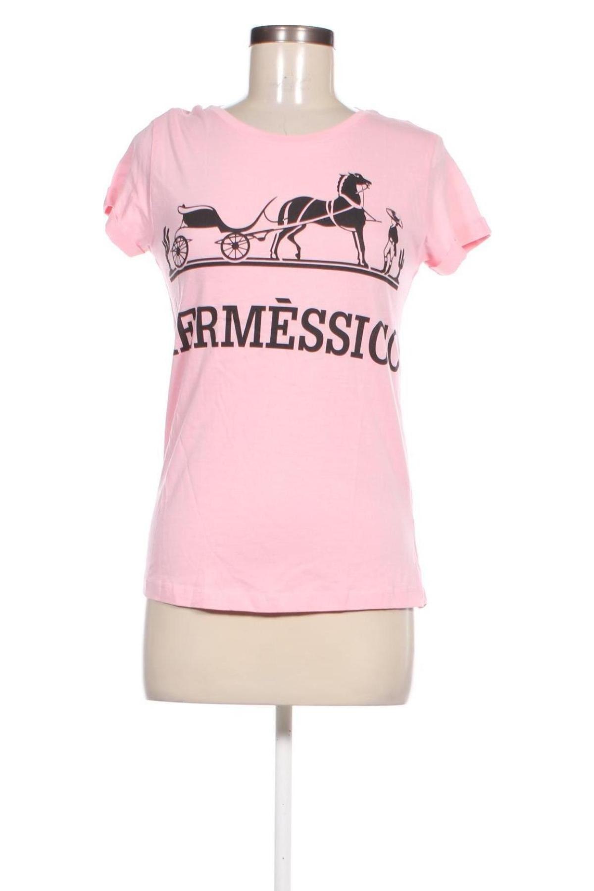 Damen T-Shirt Happiness, Größe S, Farbe Rosa, Preis 10,99 €