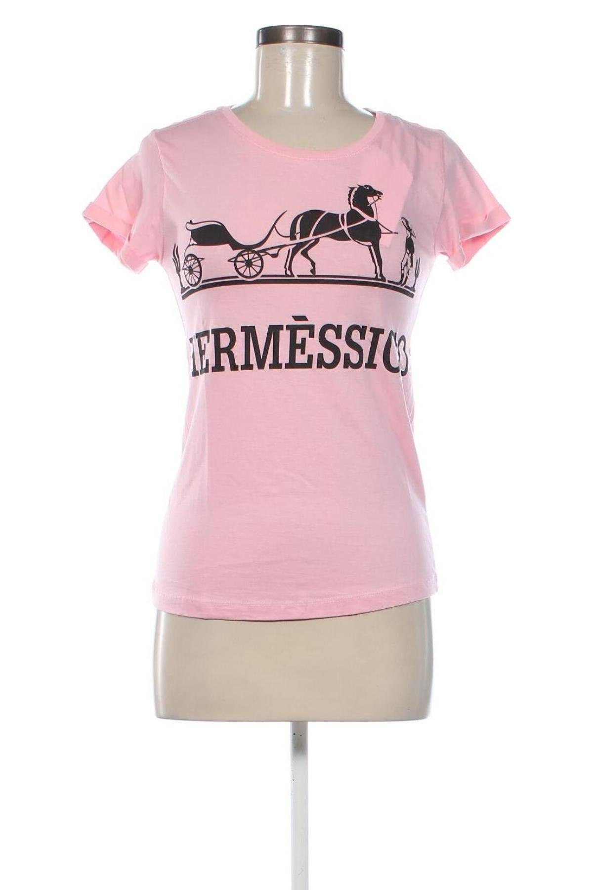 Tricou de femei Happiness, Mărime XS, Culoare Roz, Preț 53,99 Lei