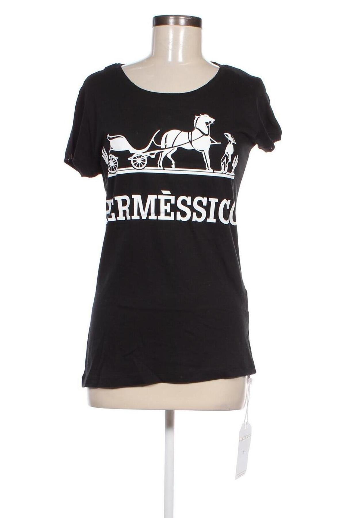 Tricou de femei Happiness, Mărime M, Culoare Negru, Preț 74,99 Lei