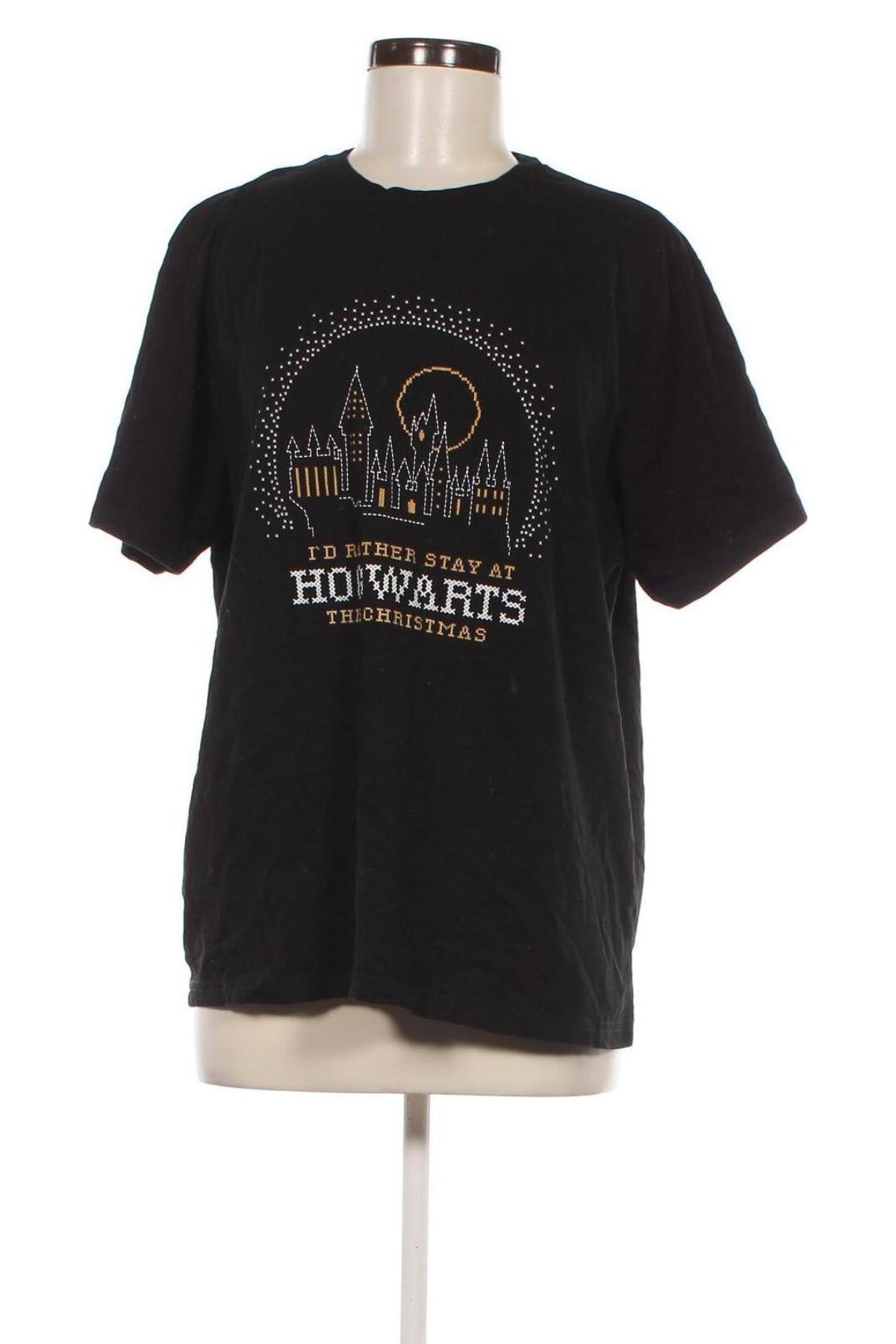 Γυναικείο t-shirt Harry Potter, Μέγεθος XL, Χρώμα Μαύρο, Τιμή 8,49 €