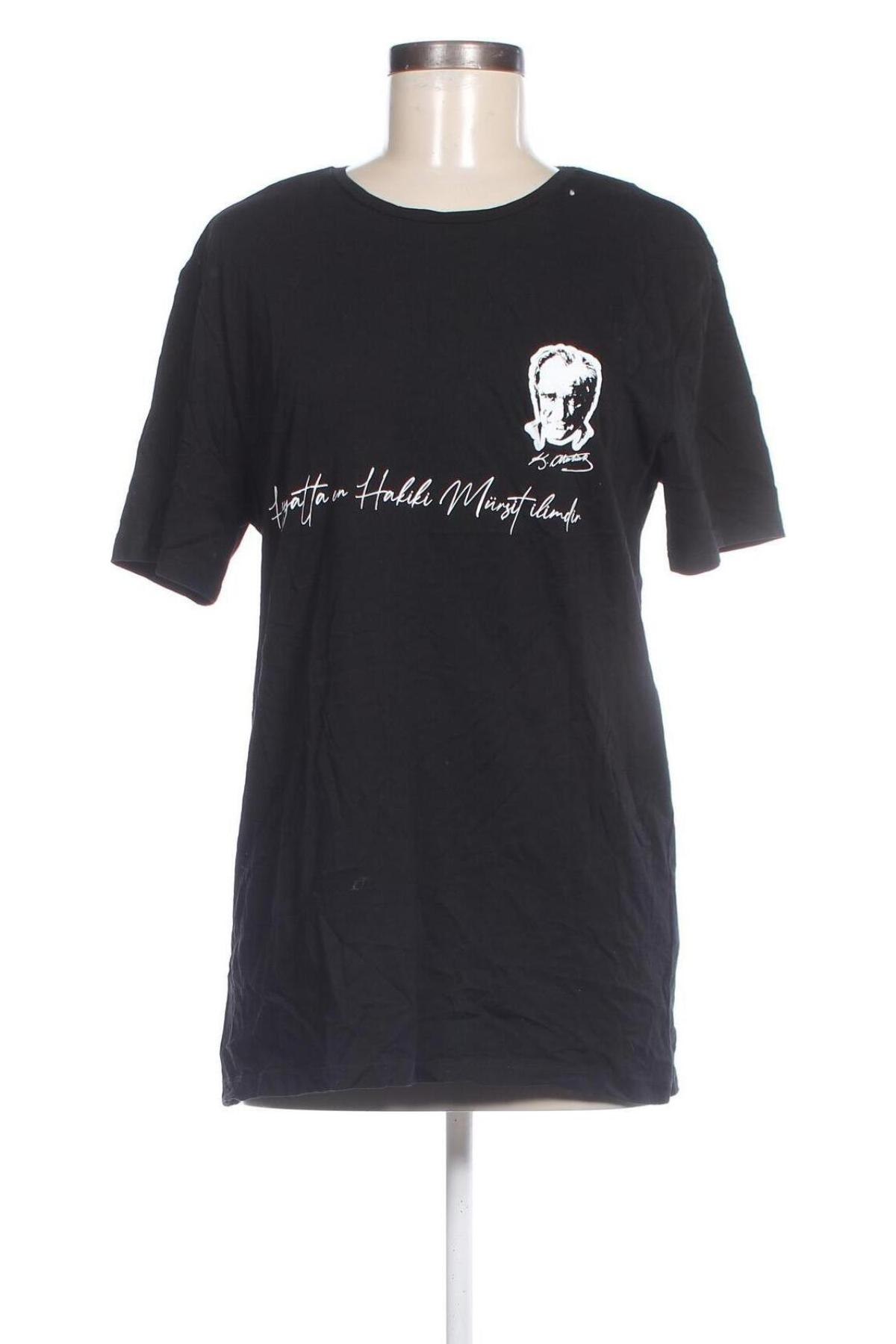 Γυναικείο t-shirt LCW, Μέγεθος L, Χρώμα Μαύρο, Τιμή 6,49 €