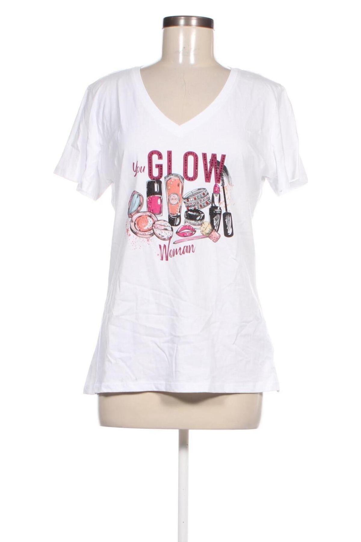 Damen T-Shirt Liu Jo, Größe L, Farbe Weiß, Preis € 57,99