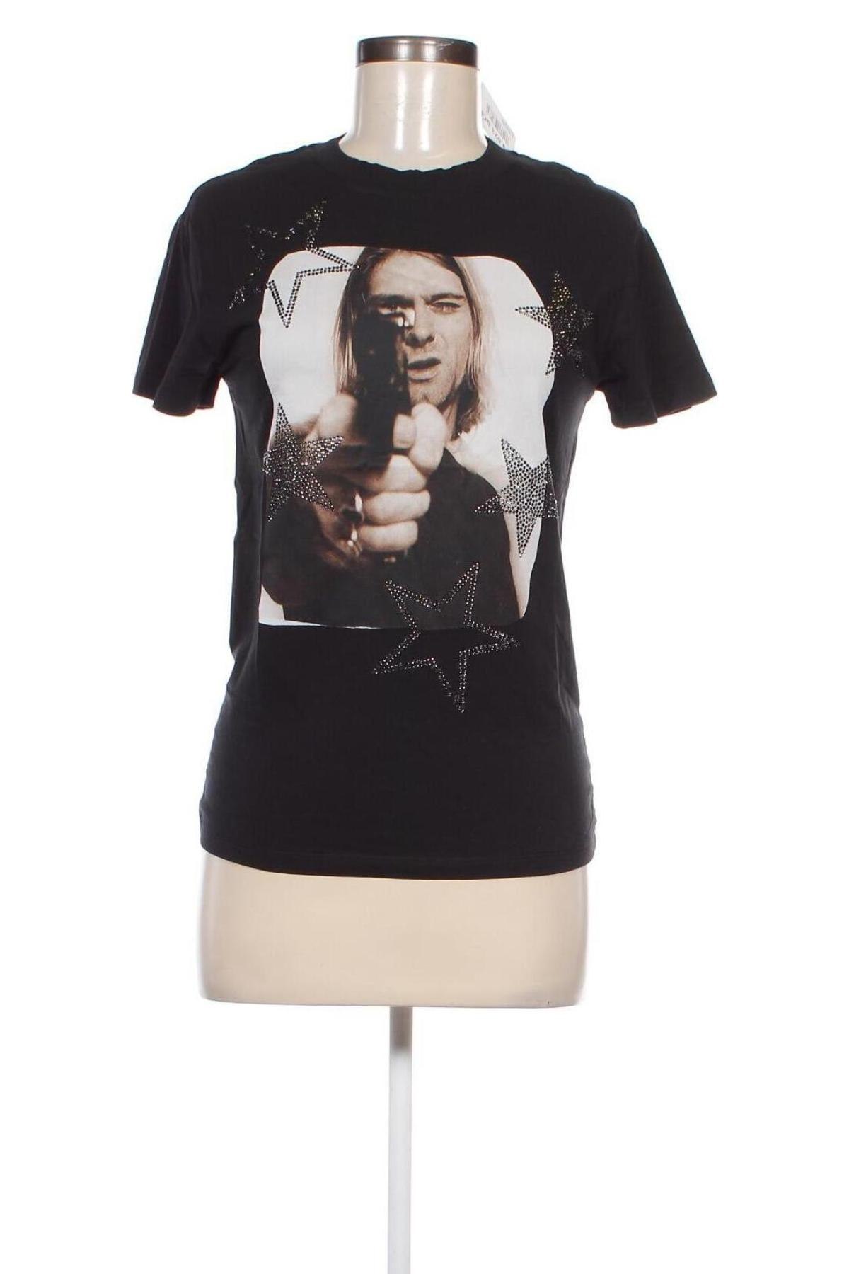 Γυναικείο t-shirt MRS COOL, Μέγεθος XS, Χρώμα Μαύρο, Τιμή 10,99 €