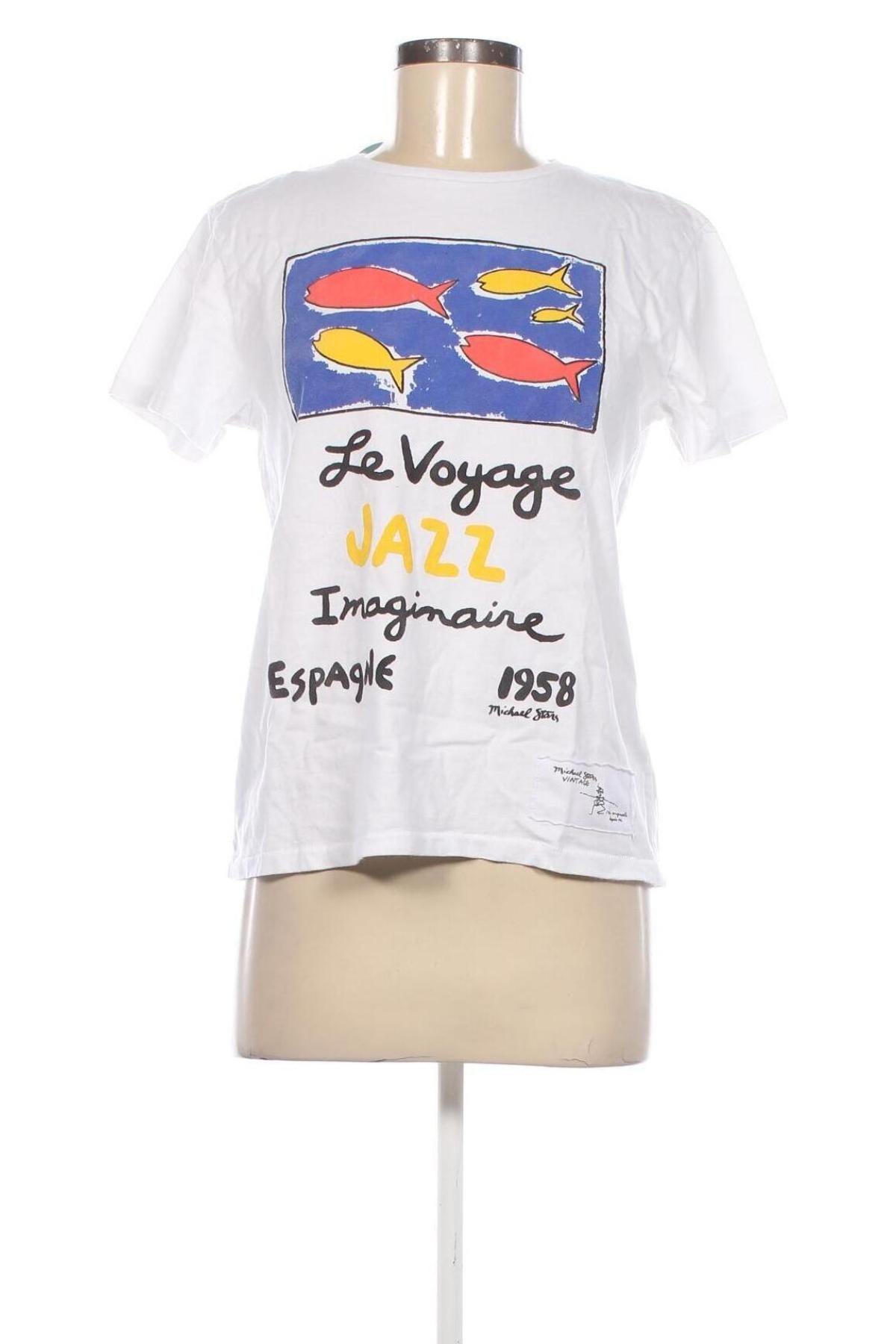 Γυναικείο t-shirt Michael Stars, Μέγεθος S, Χρώμα Λευκό, Τιμή 16,49 €