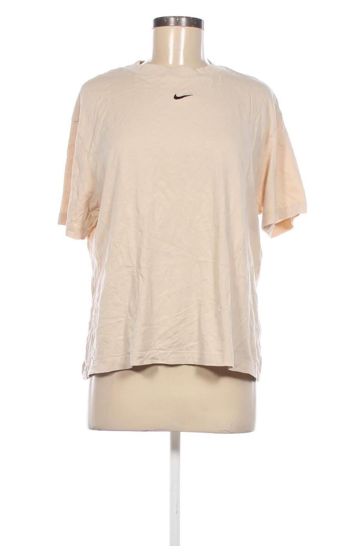 Γυναικείο t-shirt Nike, Μέγεθος M, Χρώμα  Μπέζ, Τιμή 16,99 €