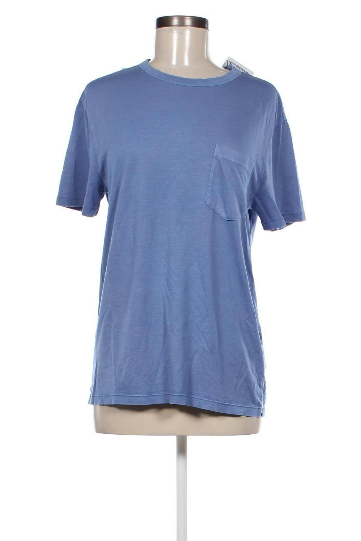 Damen T-Shirt Officine Générale Paris 6ᵉ, Größe S, Farbe Blau, Preis 46,49 €