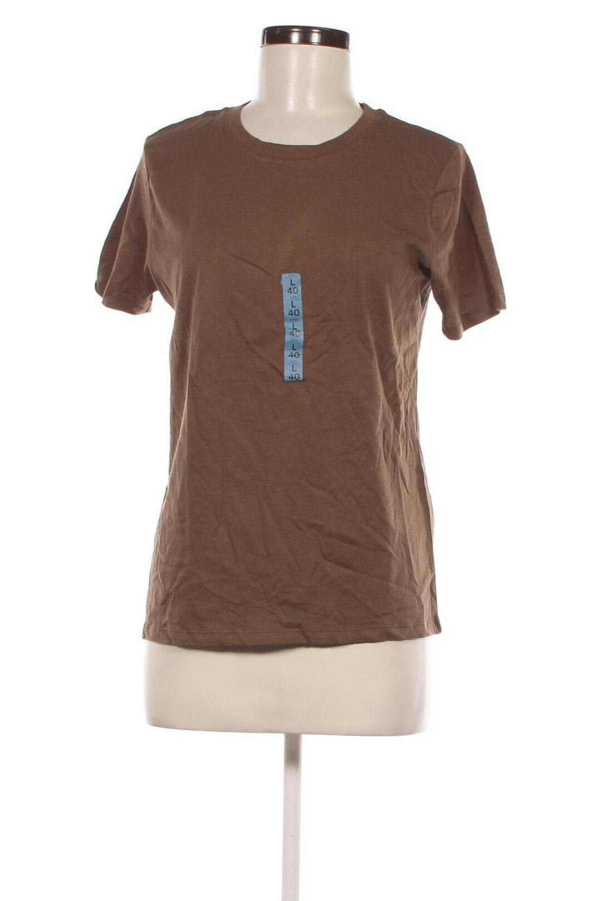 Damen T-Shirt Pull&Bear, Größe L, Farbe Braun, Preis € 11,99