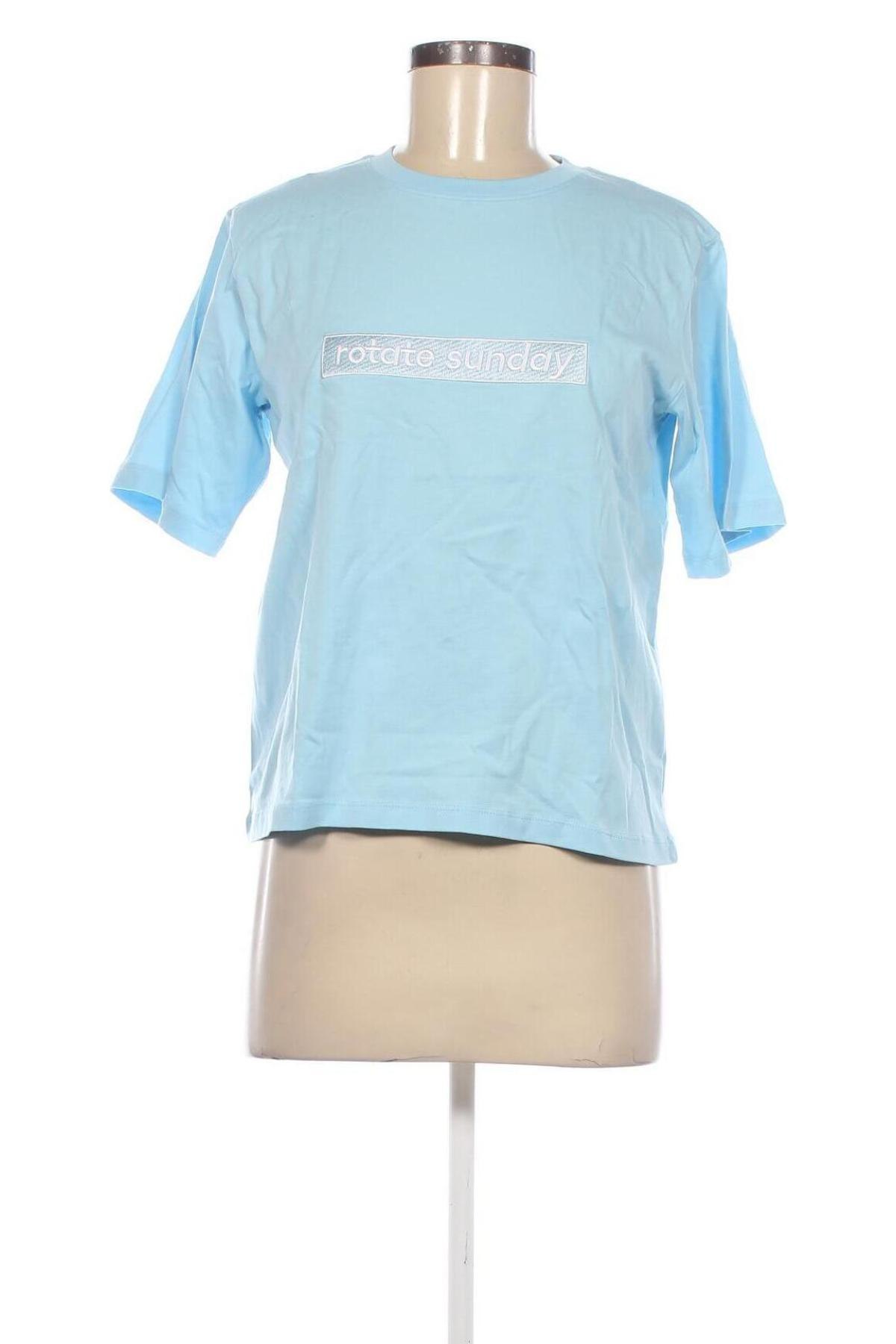 Damen T-Shirt ROTATE Birger Christensen, Größe XS, Farbe Blau, Preis € 62,99