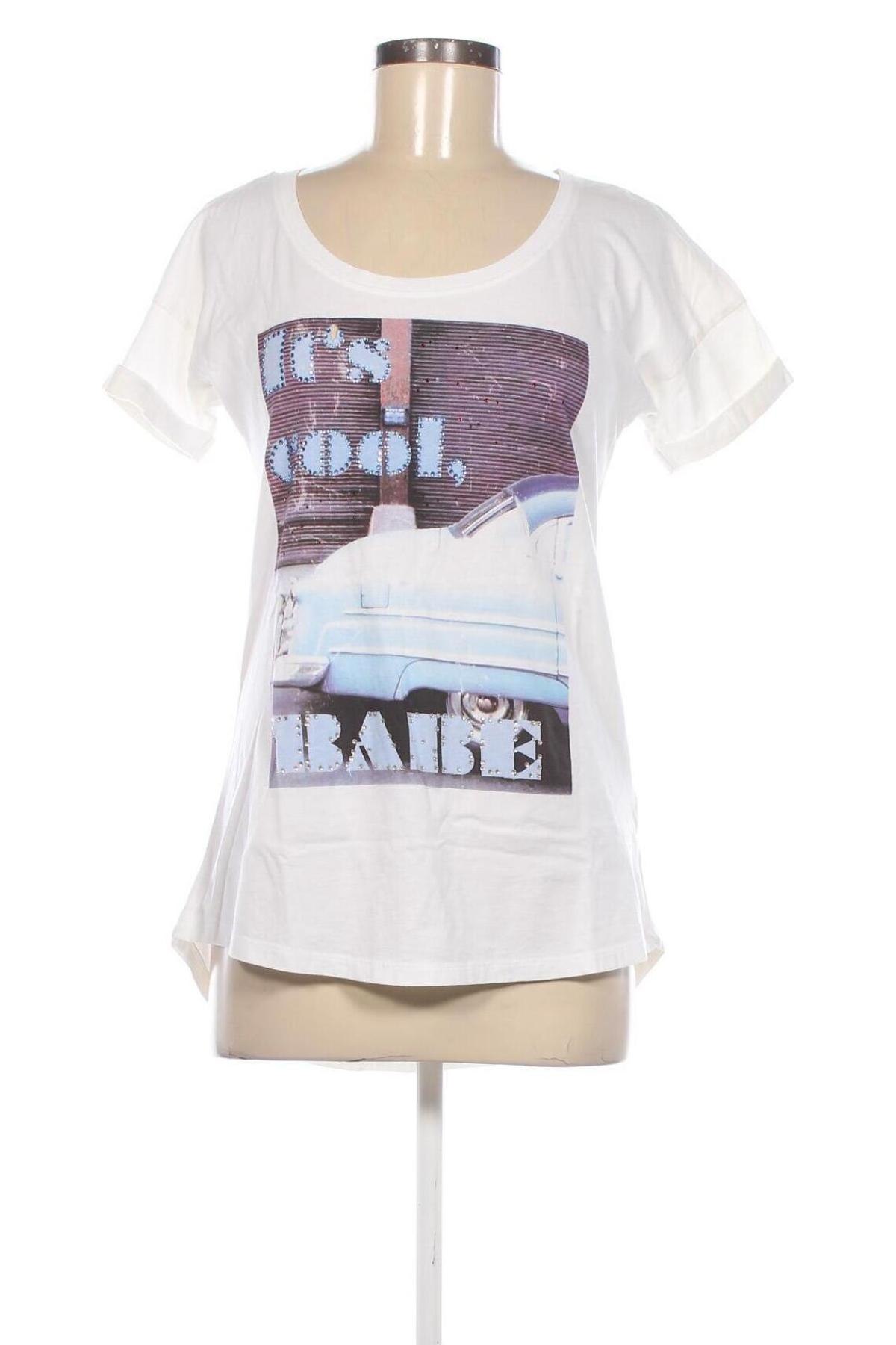 Γυναικείο t-shirt Rich & Royal, Μέγεθος S, Χρώμα Λευκό, Τιμή 23,99 €