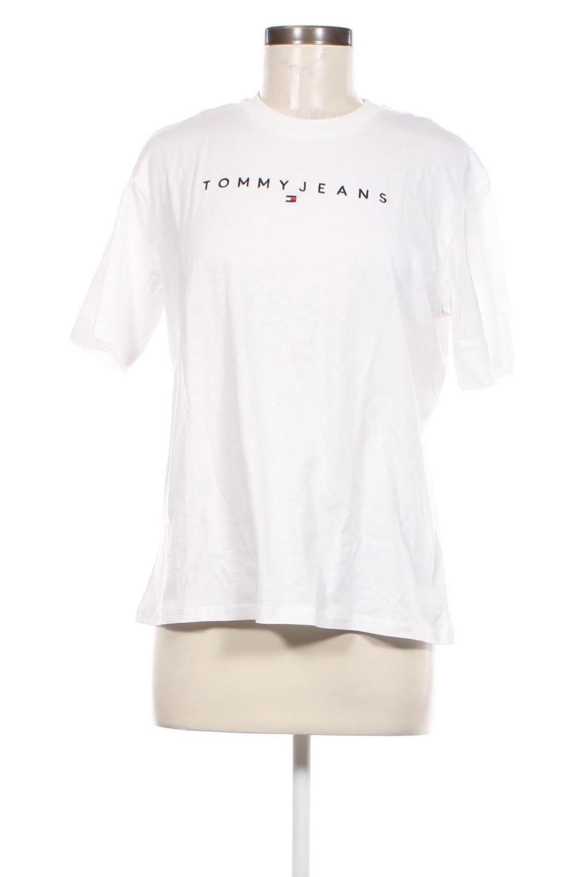 Damski T-shirt Tommy Jeans, Rozmiar M, Kolor Biały, Cena 184,99 zł