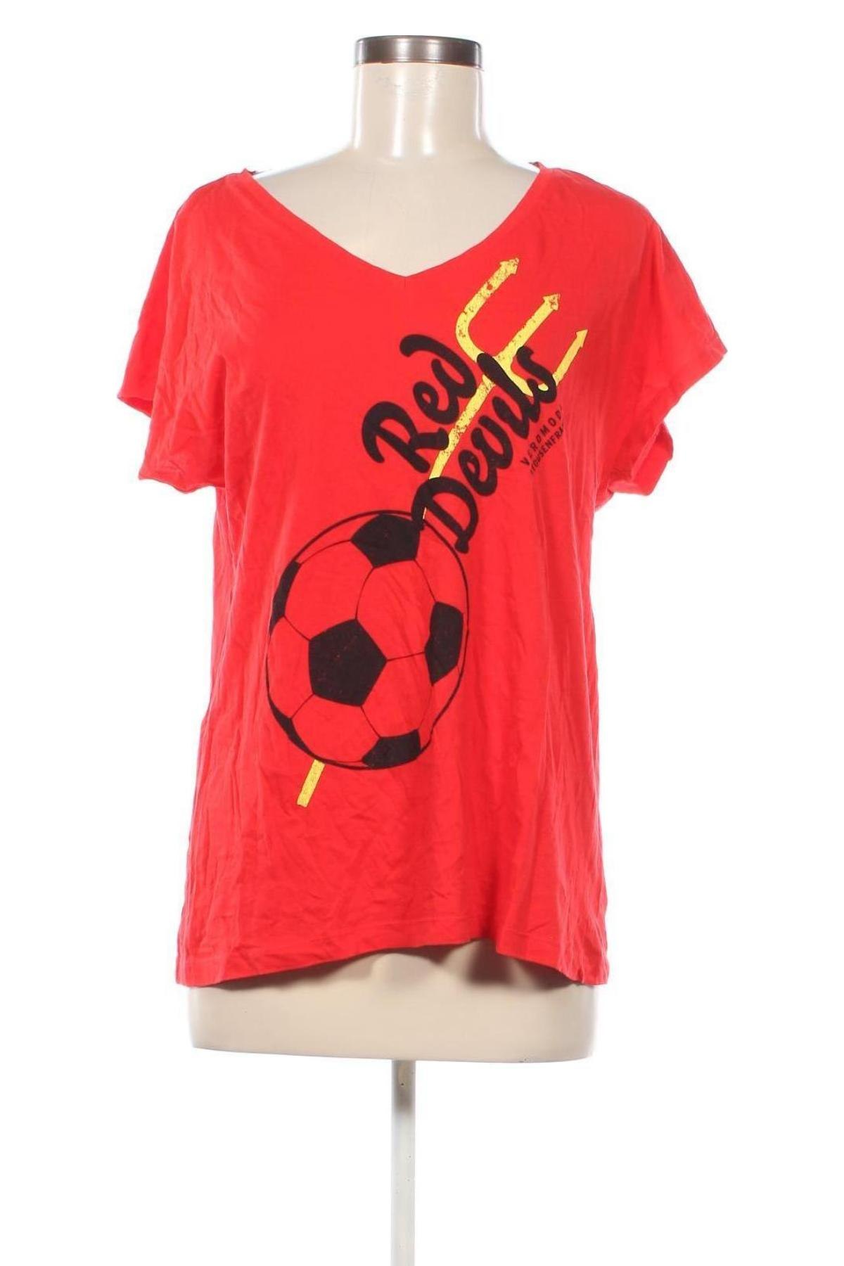 Damski T-shirt Vero Moda, Rozmiar XL, Kolor Czerwony, Cena 31,99 zł