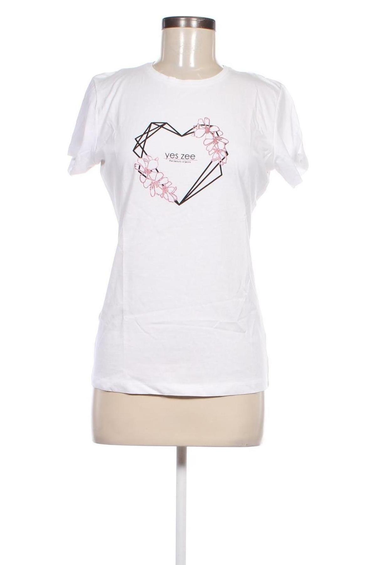 Damen T-Shirt Yes Zee, Größe S, Farbe Weiß, Preis € 14,99