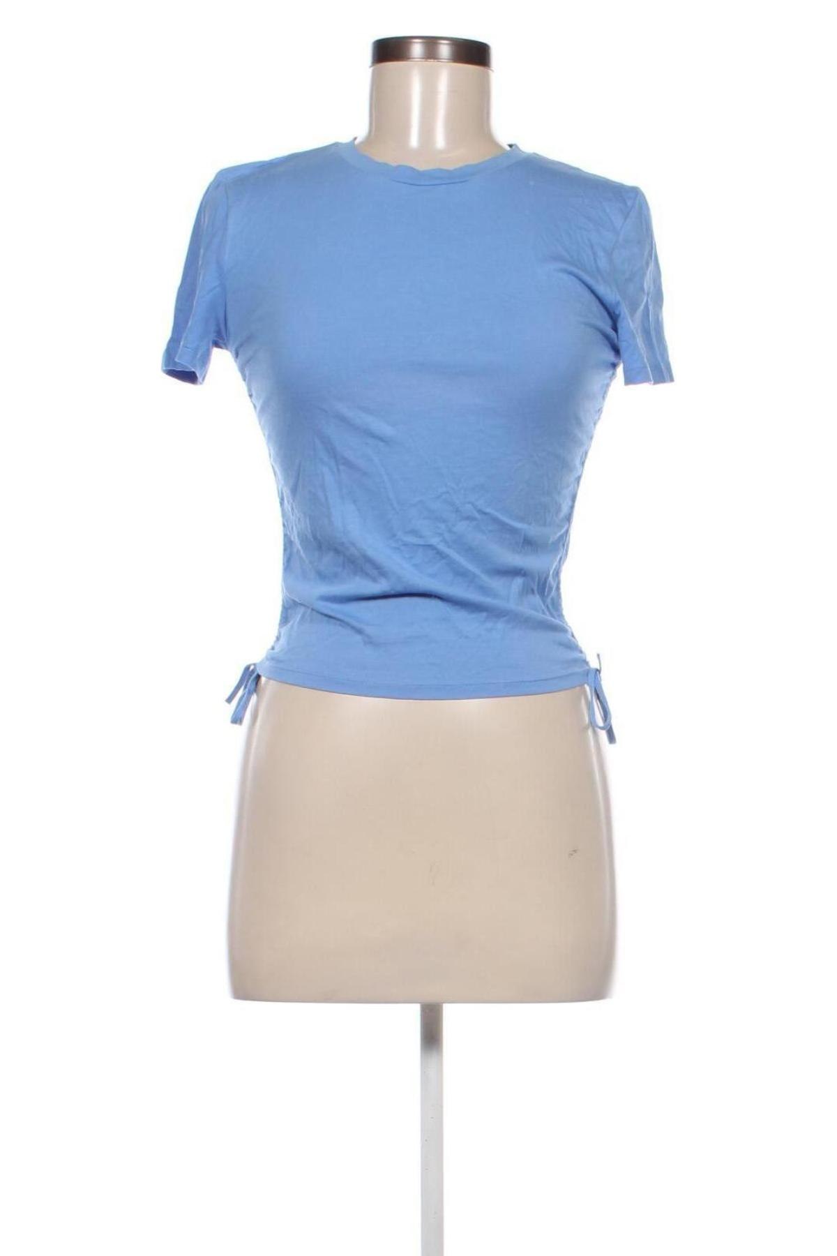 Damen T-Shirt Zara, Größe S, Farbe Blau, Preis 4,99 €