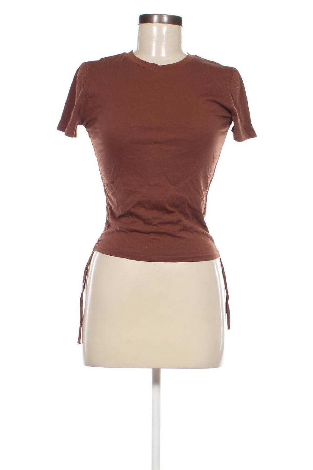 Damen T-Shirt Zara, Größe S, Farbe Braun, Preis € 4,99